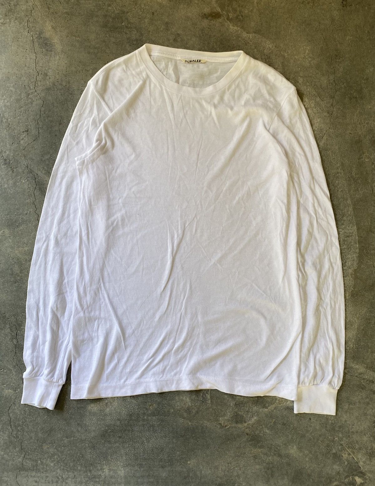 Auralee White vintage cotton LS Size US M / EU 48-50 / 2 - 2 Thumbnail
