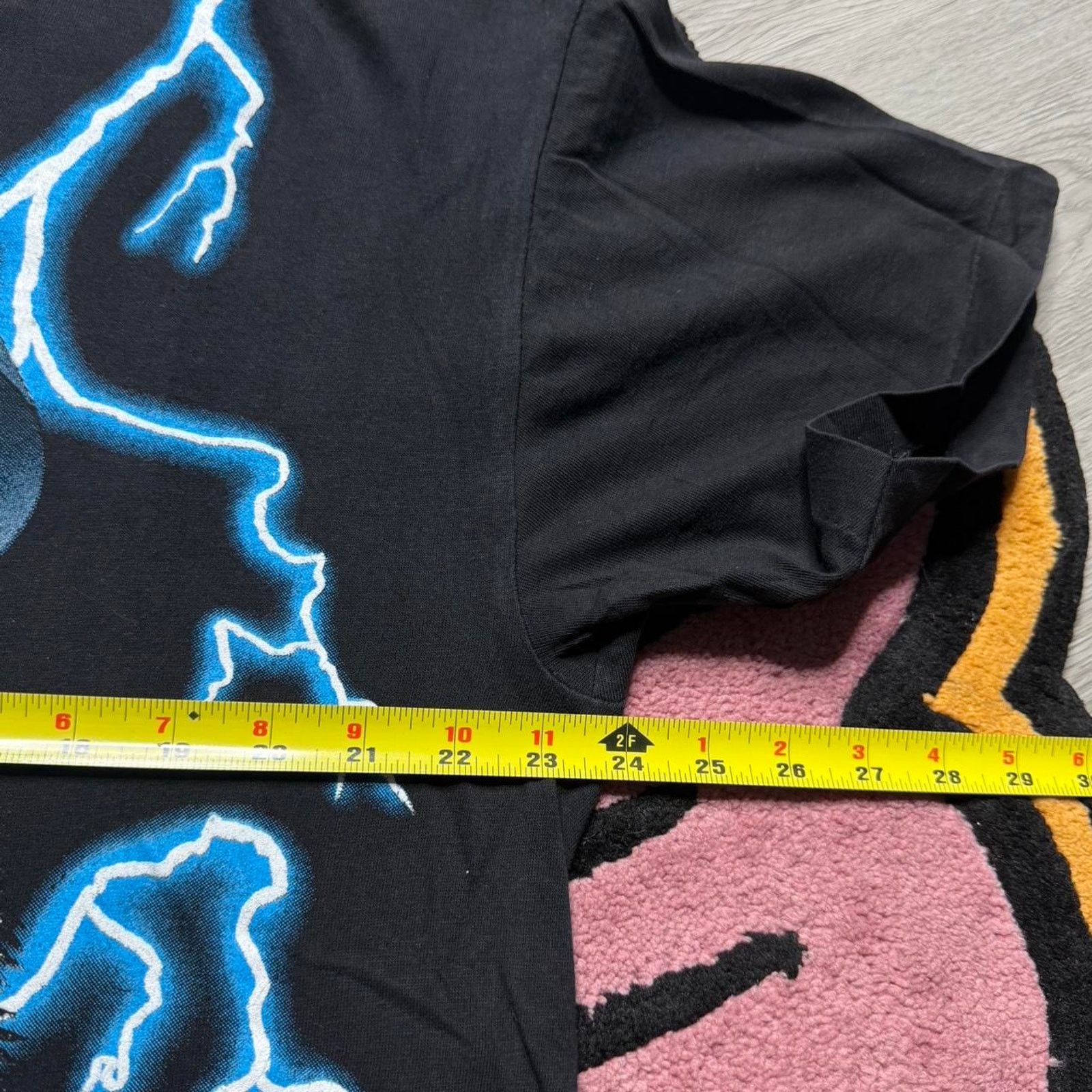 Vintage Vintage 90’s American USA Thunder Wolf Graphic T-shirt XL Size US XL / EU 56 / 4 - 5 Thumbnail