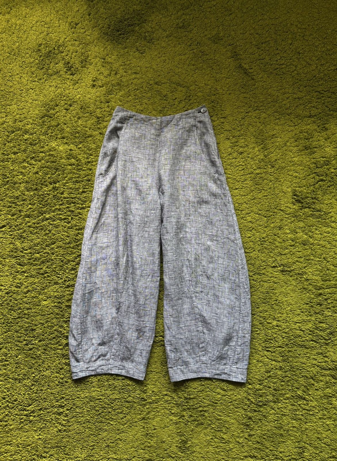 OSKA Oska 100% linen wide leg barrel baggy fit parachute pants Size 27" / US 4 / IT 40 - 1 Thumbnail