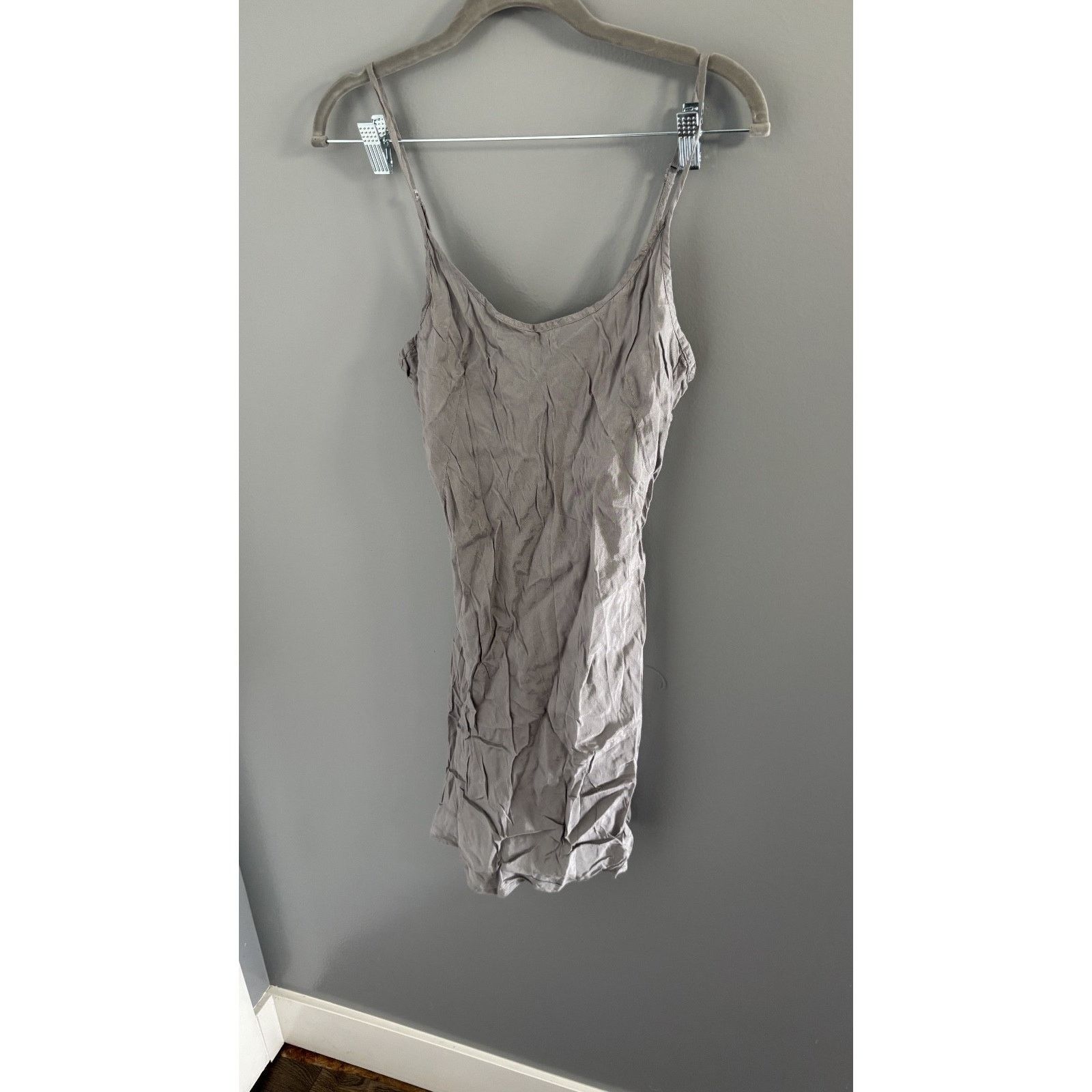 By Malene Birger MALENE BIRGER Gray Strapped Mini Dress 36 Size S / US 4 / IT 40 - 1 Thumbnail