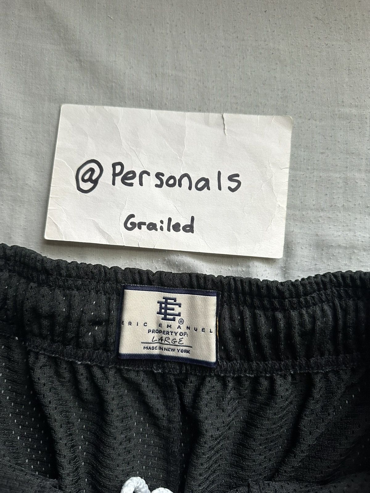 Eric Emanuel Eric Emanuel Basic Shorts Black / Antique White Large Size US 34 / EU 50 - 10 Thumbnail