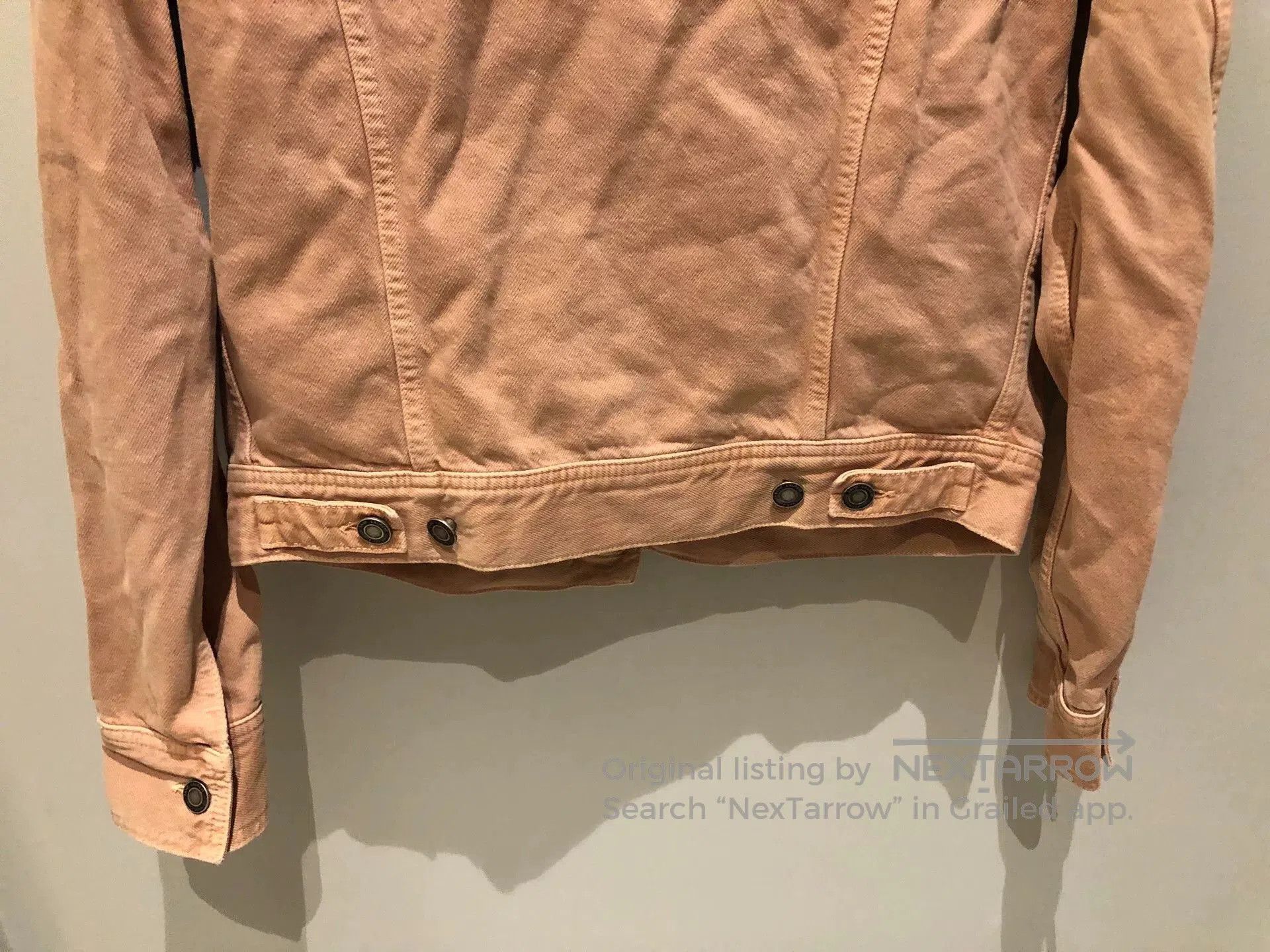 Saint Laurent Paris Saint Laurent Women's Light Pink Denim Jacket. Size XS / US 0-2 / IT 36-38 - 5 Thumbnail