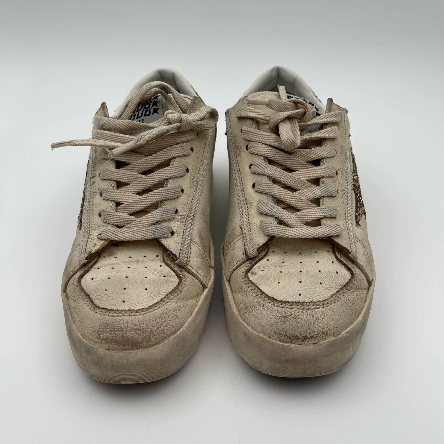 Golden Goose Golden Goose Distressed Sneakers EUR 37 Size US 6.5 / IT 36.5 - 6 Thumbnail