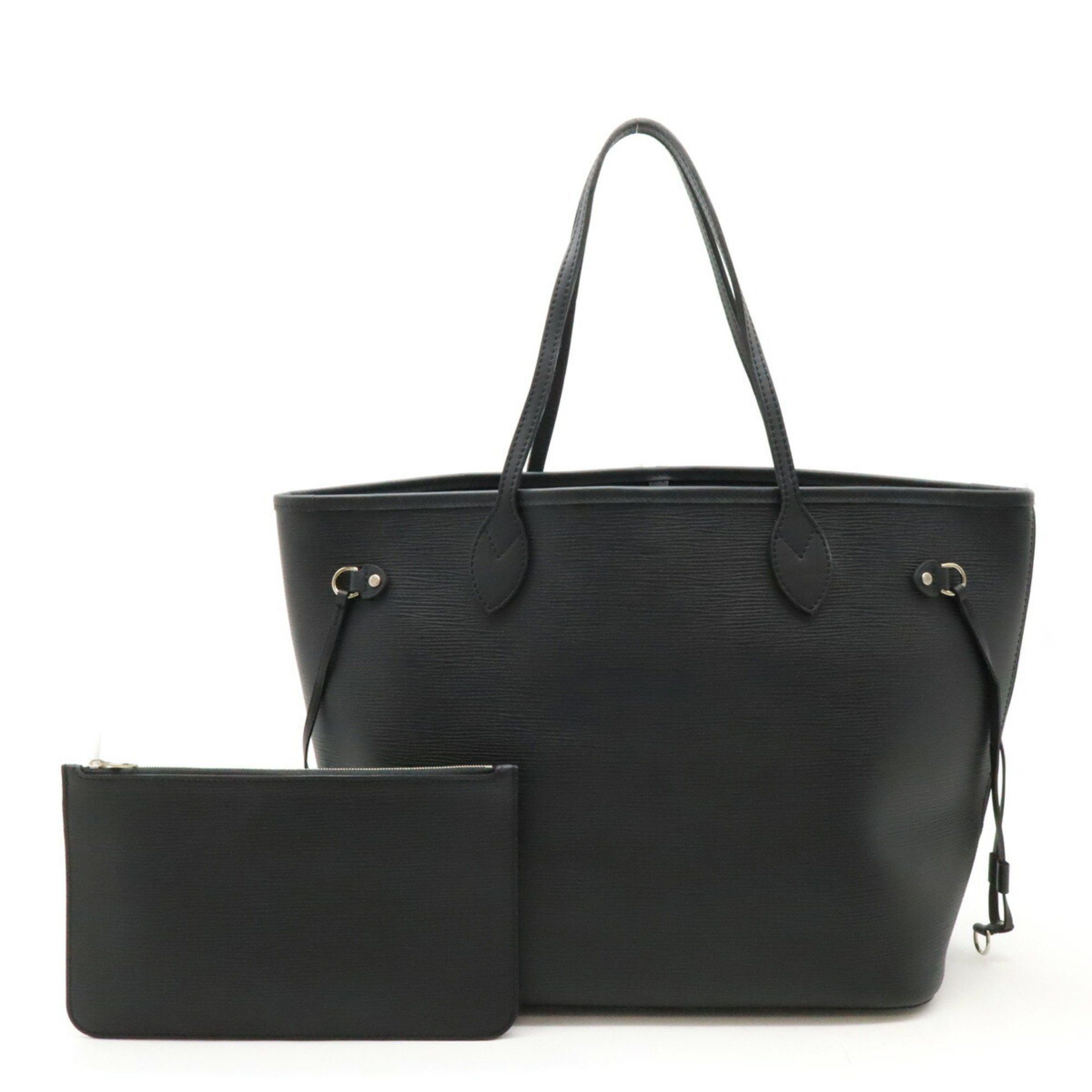 Louis Vuitton Epi Neverfull Mm Tote Bag Shoulder Leather Noir Black M40932, Women's