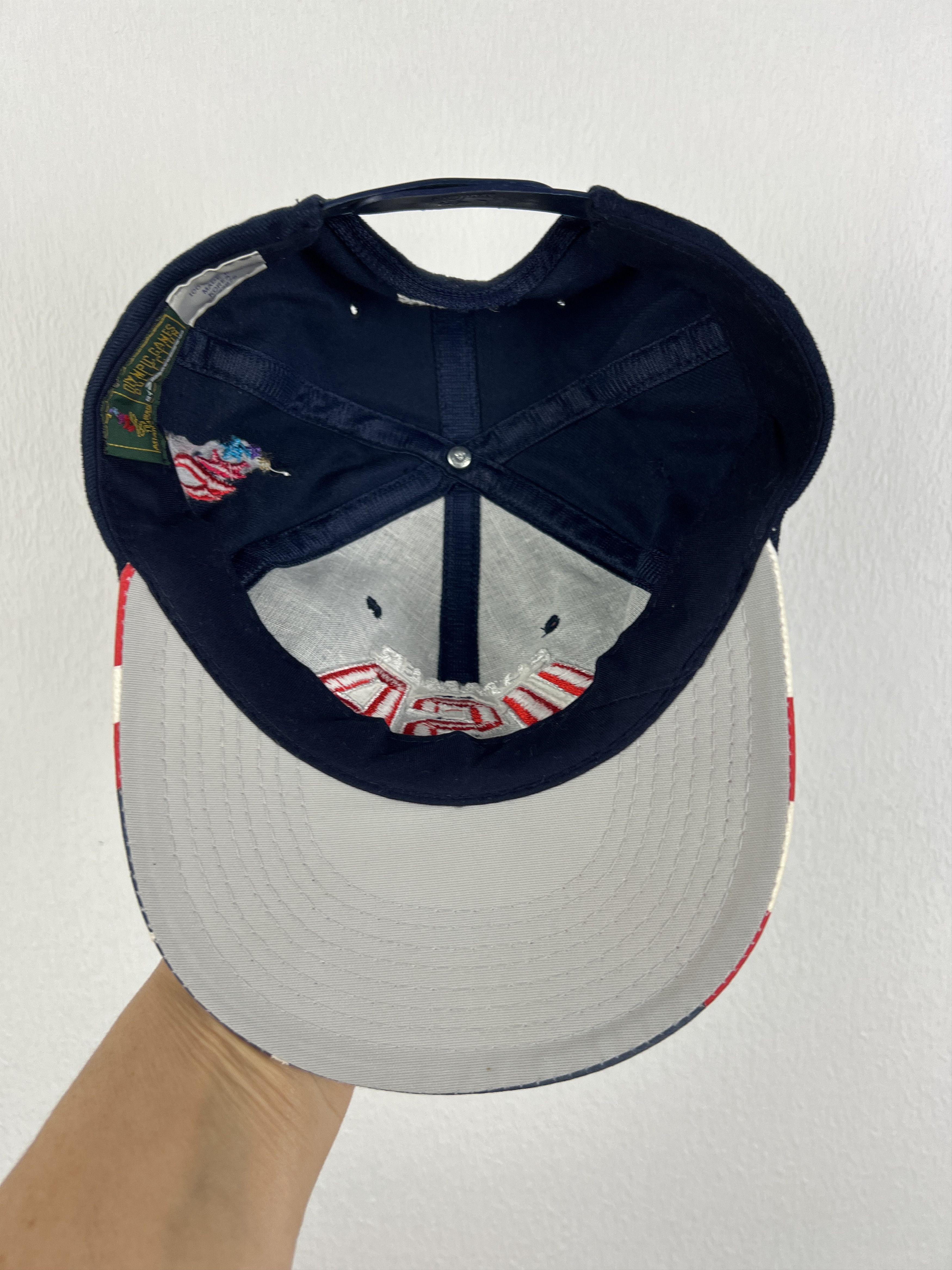 Starter Vintage 90s USA Olympics Atlanta Cap Trucker Snapback Hat Size ONE SIZE - 8 Thumbnail