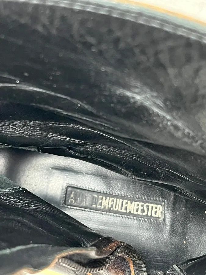 Ann Demeulemeester Ann Demeulemeester Black Leather Ankle Boots Size US 11 / EU 44 - 9 Thumbnail