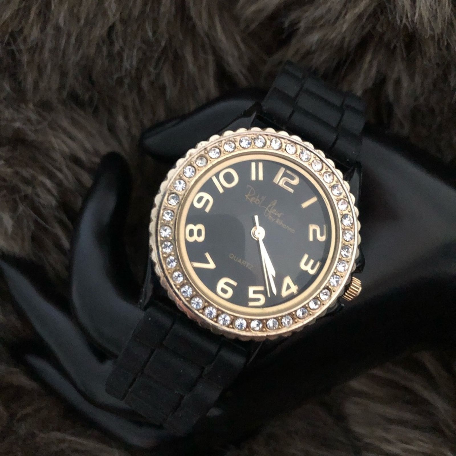 Rihanna Ladies Reb’l Fleur by Rihanna silicone band watch Size ONE SIZE - 1 Thumbnail
