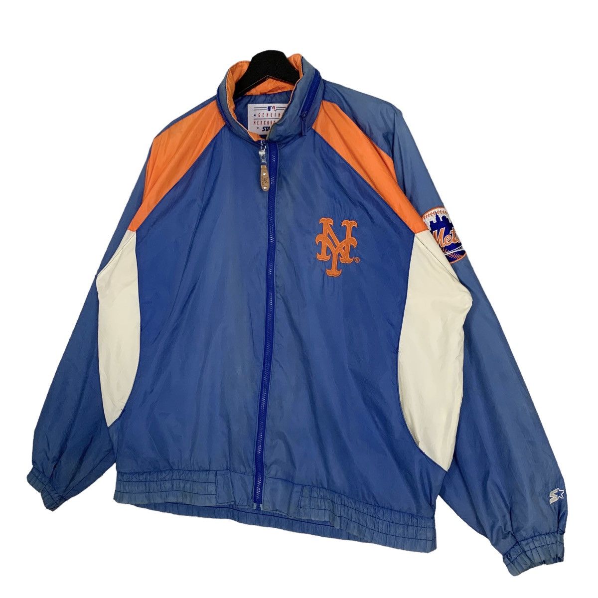 MLB Vintage MLB New York Mets Starter Windbreaker Jacket Size L Size US L / EU 52-54 / 3 - 5 Thumbnail