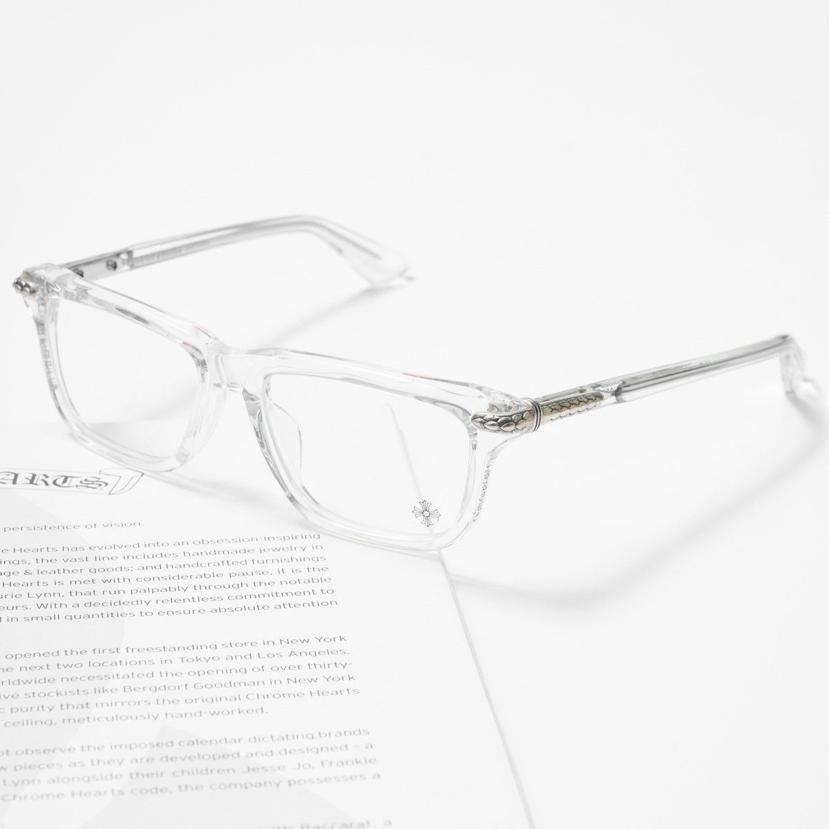 Chrome Hearts CHROME HEARTS LITTLE DINGER CRYSTAL GLASSES Size ONE SIZE - 2 Thumbnail