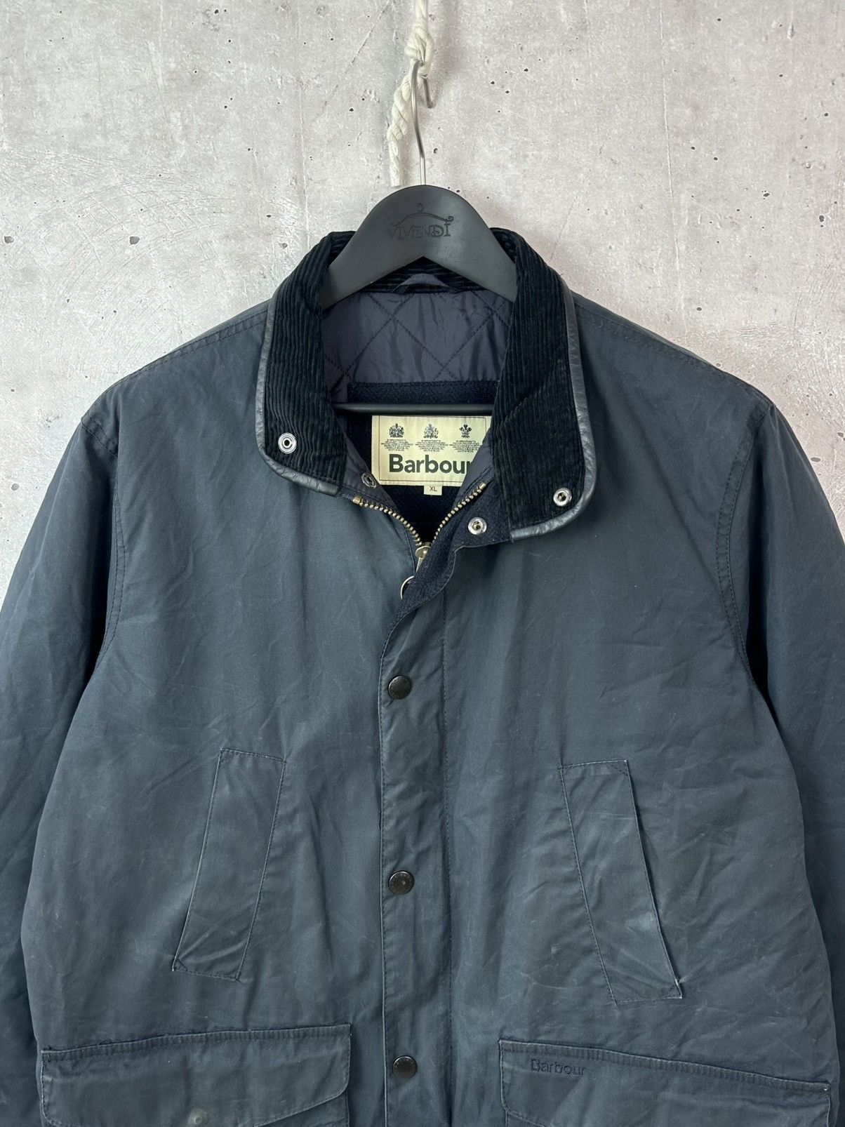 Barbour Barbour Hereford Wax Cotton Dark Green Men’s Zip Jacket Size US XL / EU 56 / 4 - 2 Thumbnail