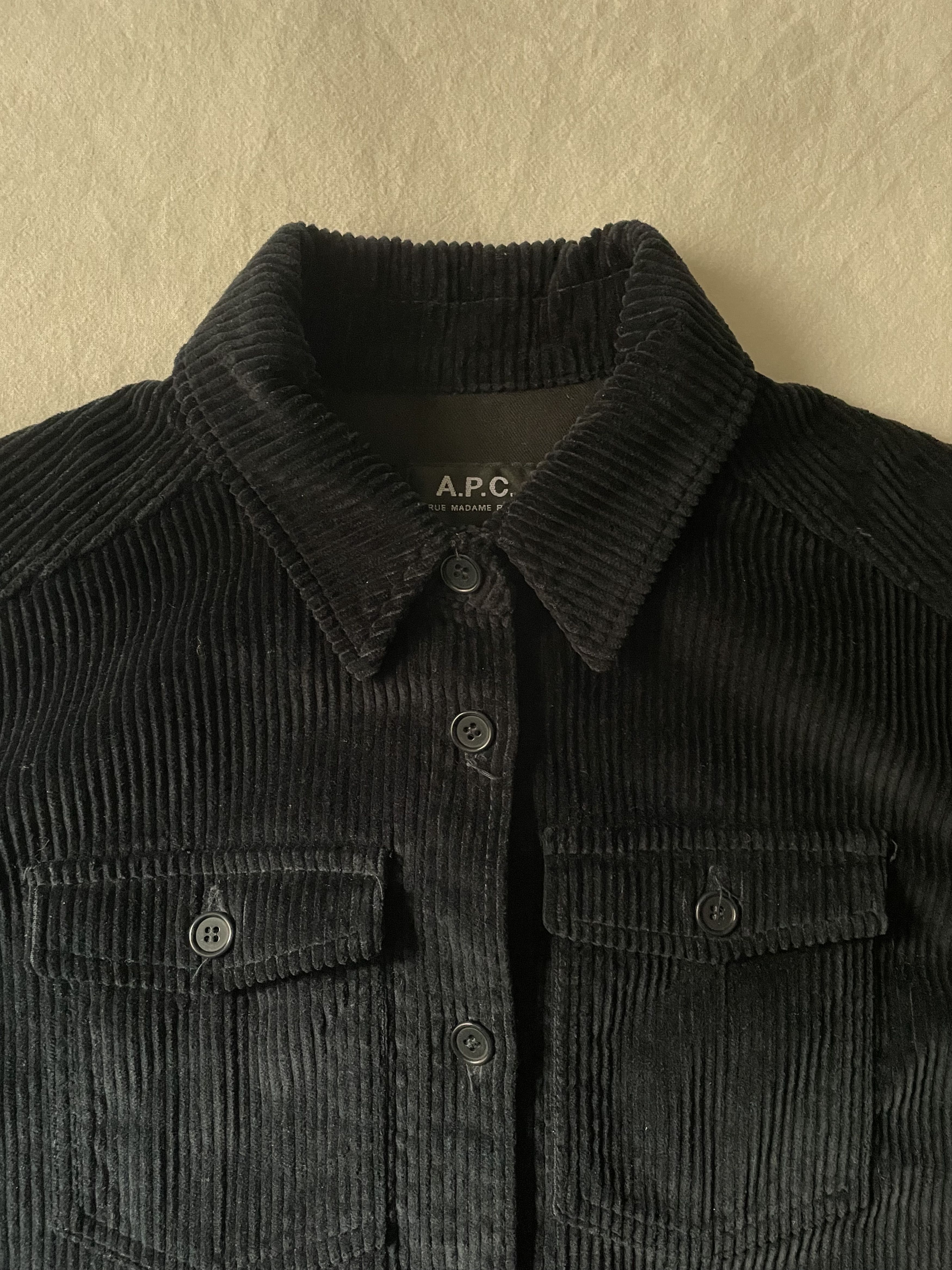 A.P.C. A.P.C Corduroy Button Up Shirt Size XXS / US 00 / IT 34 - 3 Thumbnail
