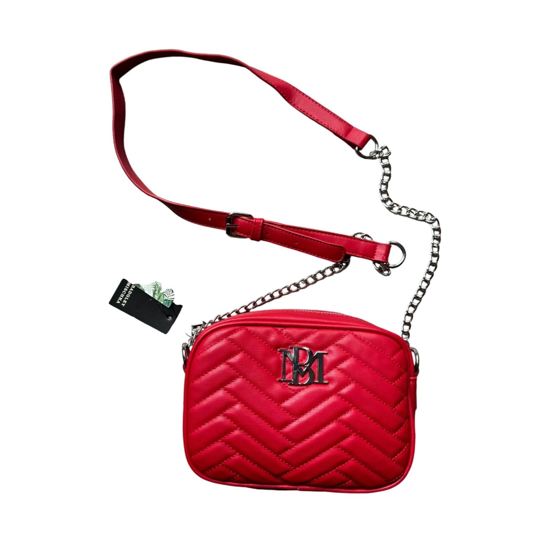 Badgley Mischka Cute & Fun Badgley Mishka Red Camera Crossbody Bag with Slip Size ONE SIZE - 1 Thumbnail