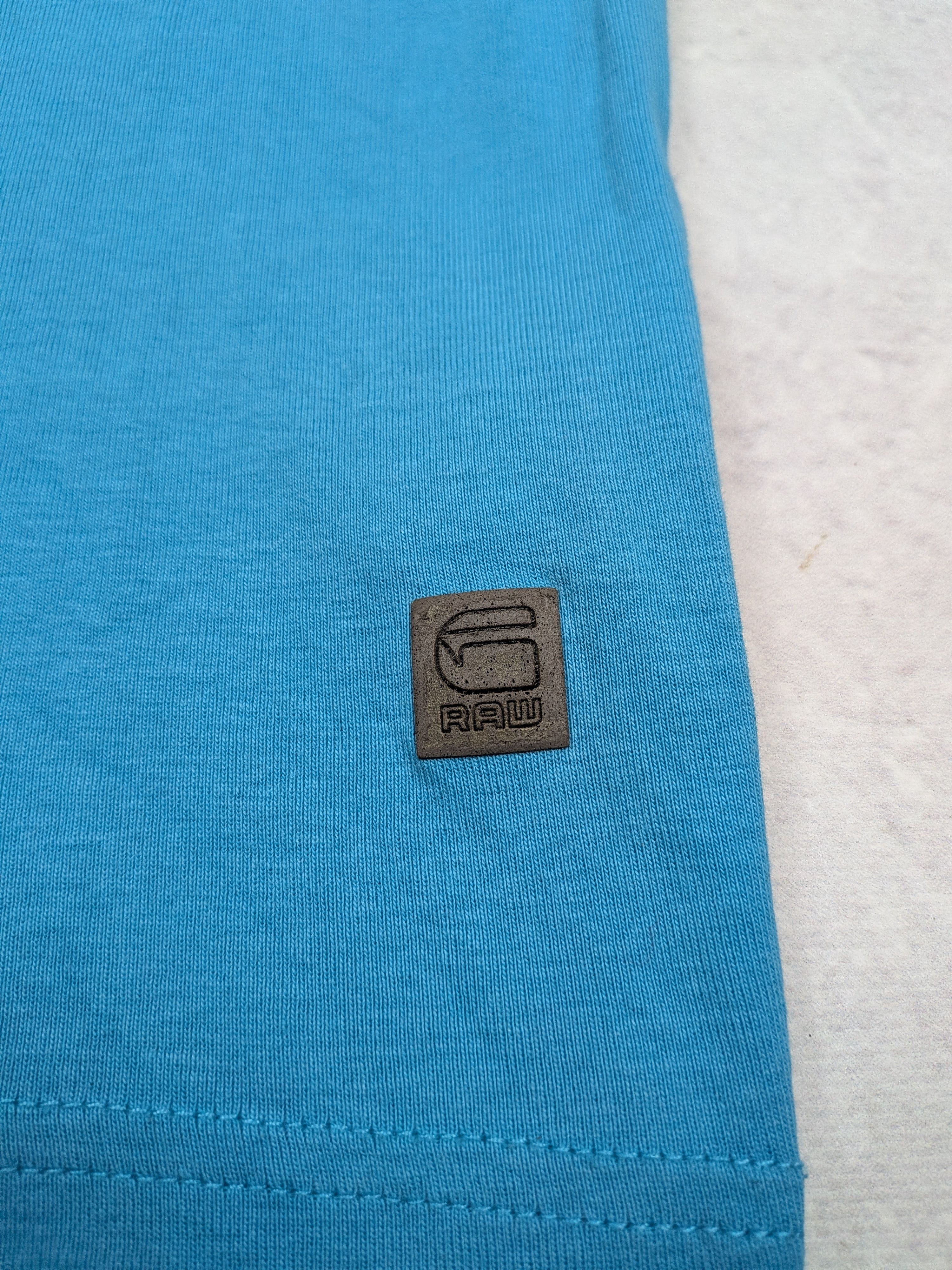G-Star G-Star Raw Graphic T-shirt Blue 3301 Spellout Print Size M Size US M / EU 48-50 / 2 - 7 Thumbnail
