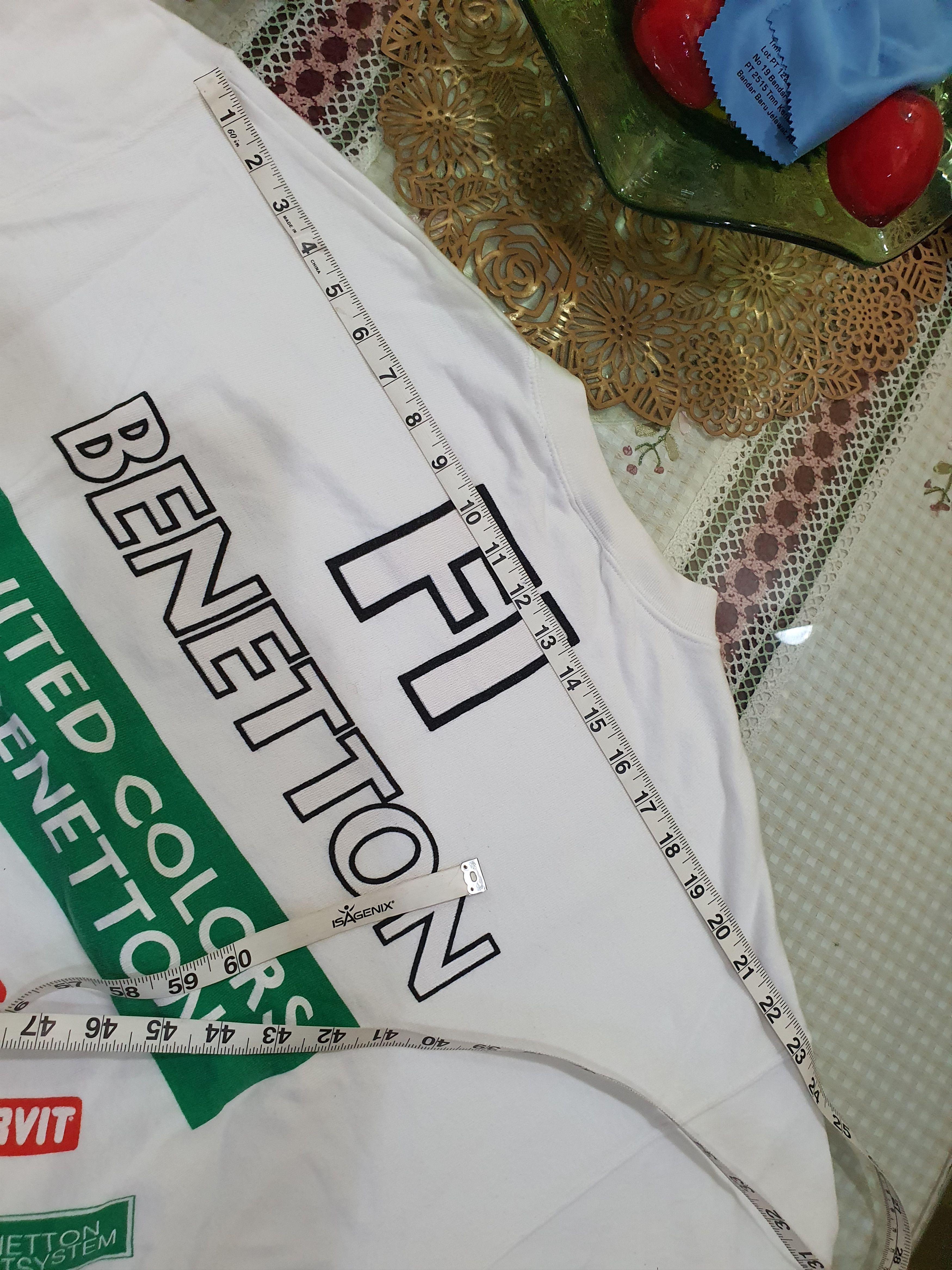 Benetton vintage 90s Benetton F1 Racing Team white crewneck sweatshir Size US M / EU 48-50 / 2 - 13 Thumbnail