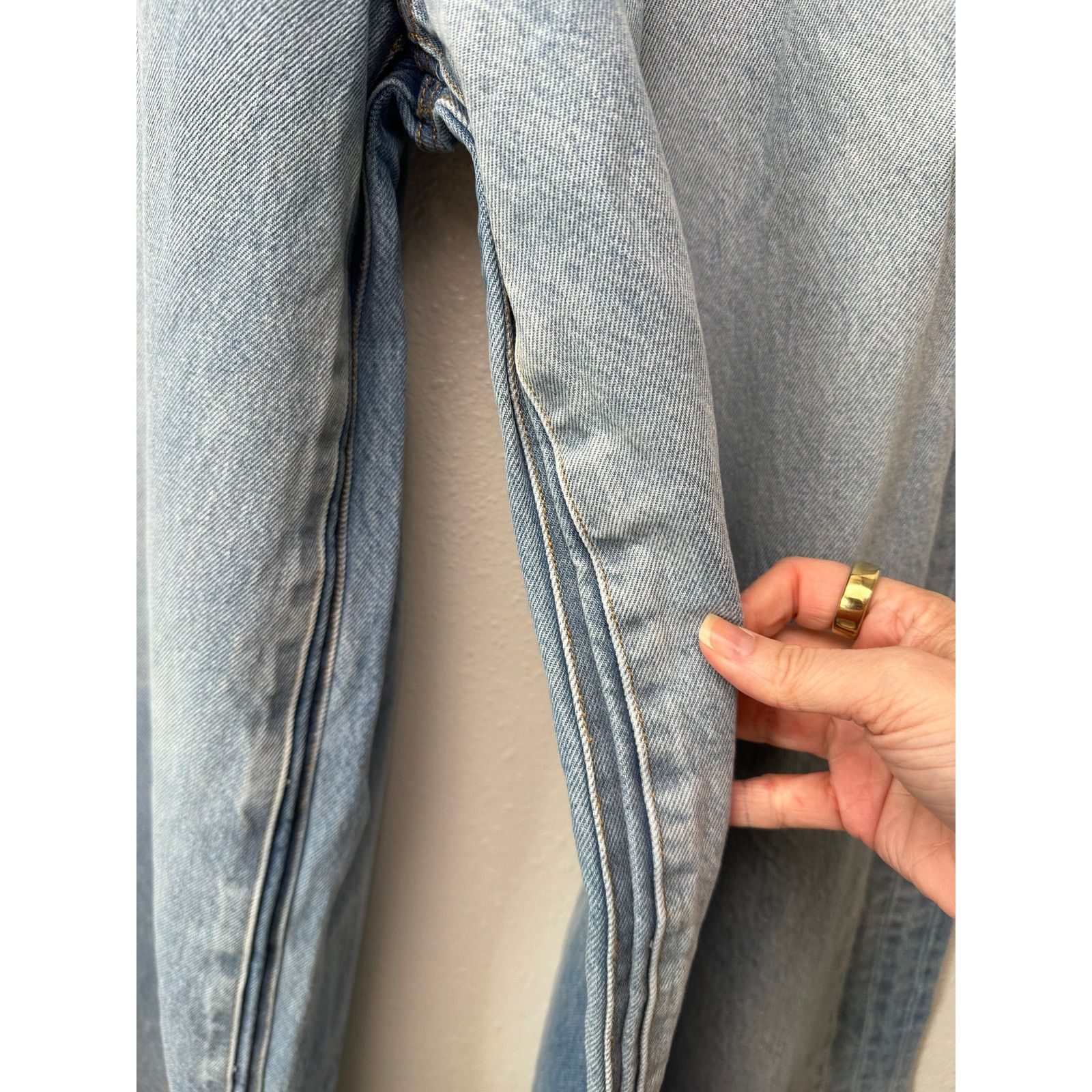 Vetements Vetements Unisex Jeans L High Waist Extra Wide Leg Size US 33 - 8 Thumbnail