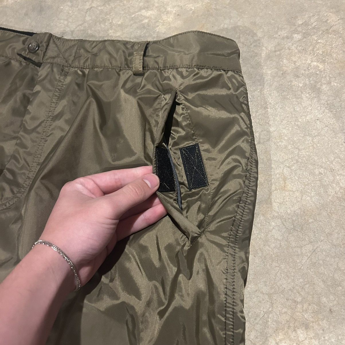 Jean Charles De Castelbajac × Vintage Vintage 1990s Castelbajac Fleece Lined Nylon Baggy Ski Pants Size US 36 / EU 52 - 5 Thumbnail