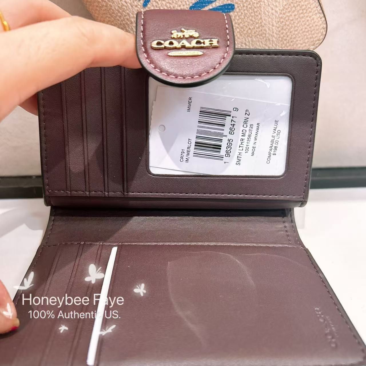 Coach Medium Corner Zip Wallet CR791 Size ONE SIZE - 2 Thumbnail