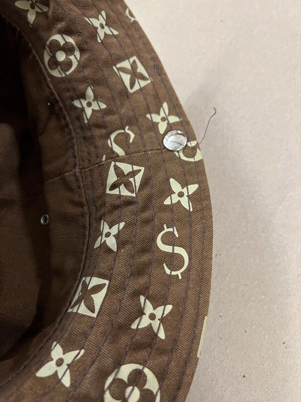 Supreme 2000 Supreme LV Louis Vuitton Monogram Bucket Hat Brown Size ONE SIZE - 5 Thumbnail