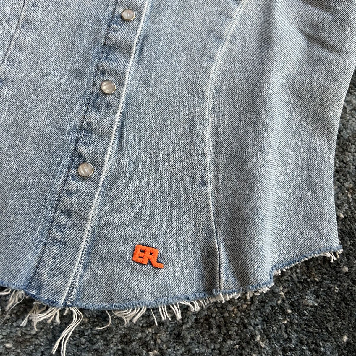 ERL × Levi's LiGHT BLUE STONE WASH FiTTED DENiM SHiRT A53830000 Size M / US 6-8 / IT 42-44 - 2 Thumbnail
