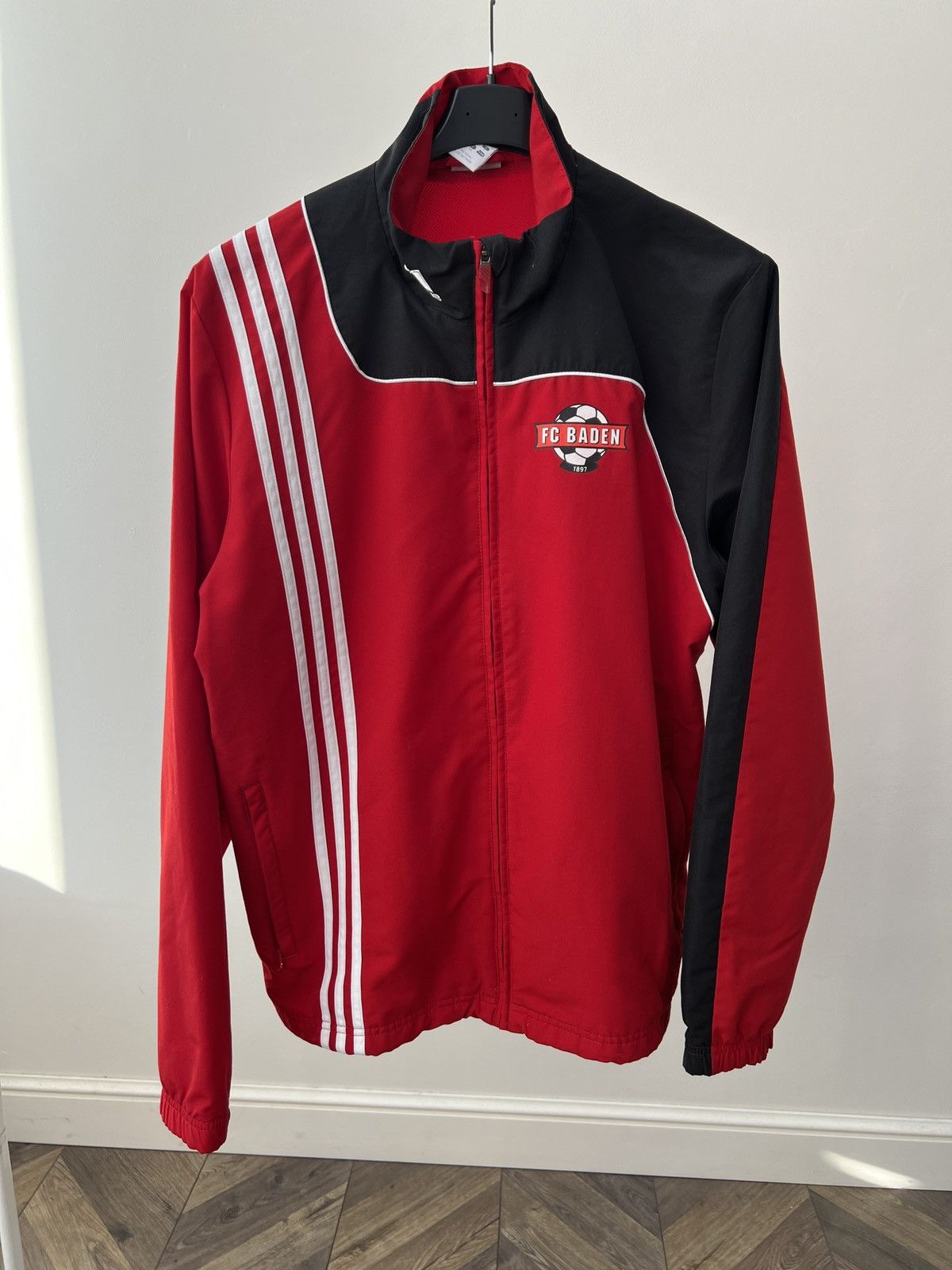 Adidas Vintage Adidas FC Baden Training Jacket Size US L / EU 52-54 / 3 - 1 Thumbnail