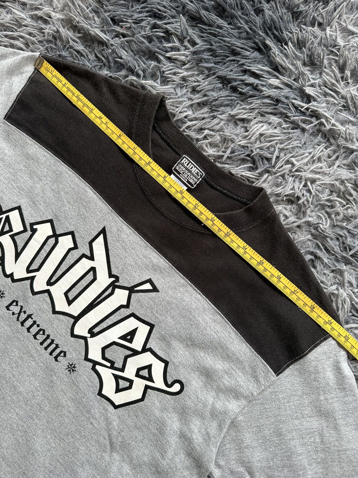 RUDE GALLERY 00's Rudies '' Extreme'' raglan style tee Size US M / EU 48-50 / 2 - 10 Thumbnail