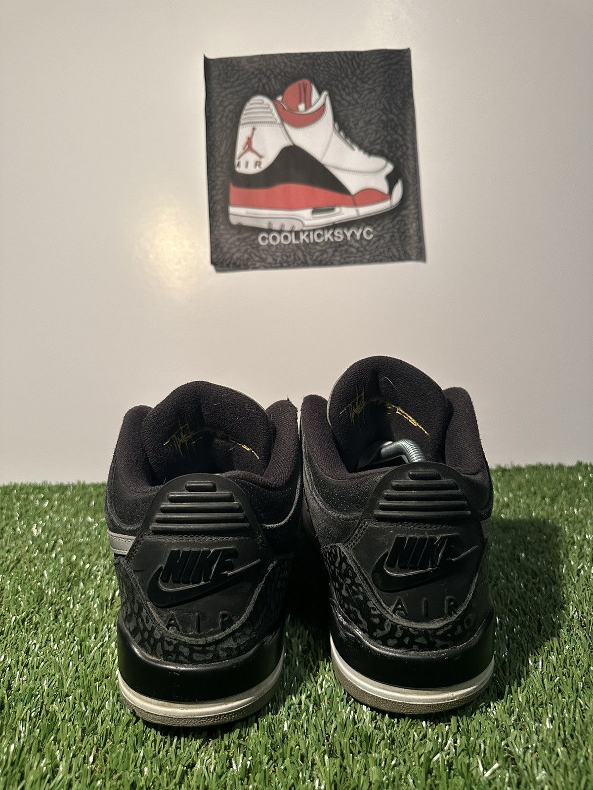Jordan Brand Jordan 3 Tinker Black Cement Gold Size US 8.5 / EU 41-42 - 4 Thumbnail