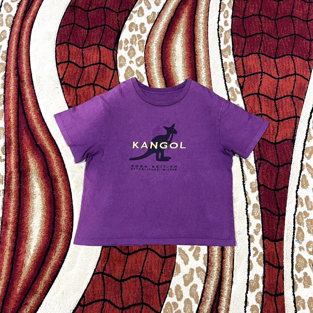 Kangol Vintage Thrashed Faded Kangol Embroidered T Shirt Size US XL / EU 56 / 4 - 2 Thumbnail