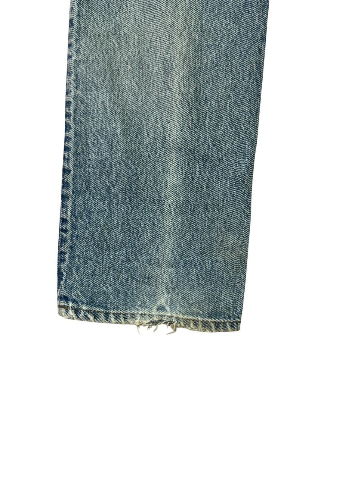 Levi's Vintage Levi's 501 Blue Distressed Mud Wash Denim Jeans Size US 27 - 13 Thumbnail