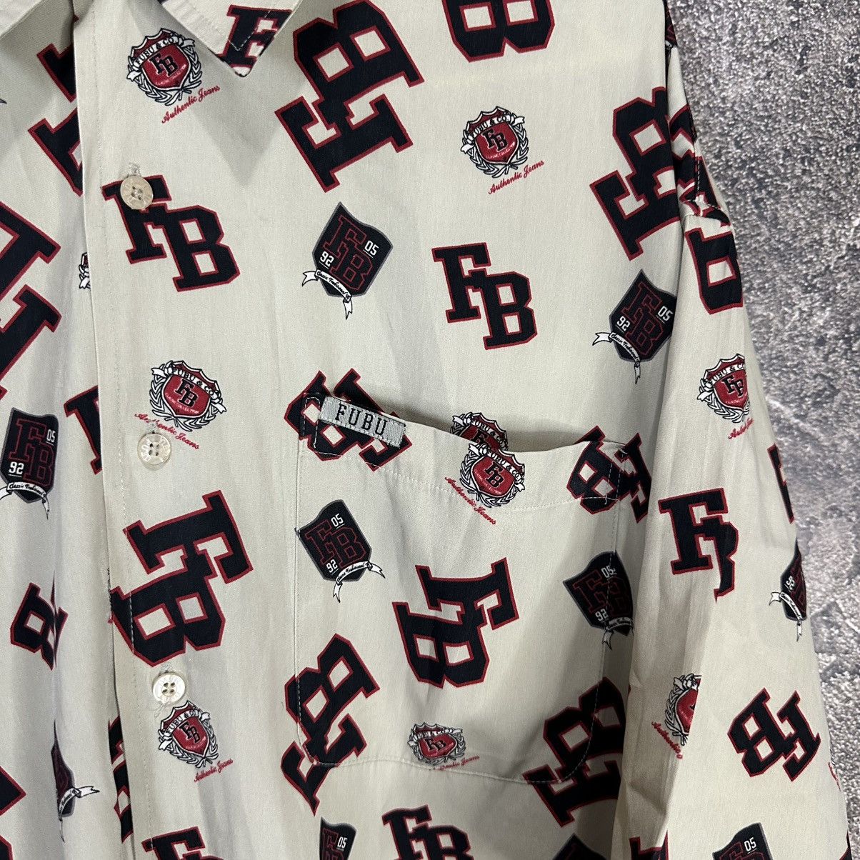 Fubu Vintage Rare Fubu Rap Monogram Shirt Size US XXL / EU 58 / 5 - 5 Thumbnail
