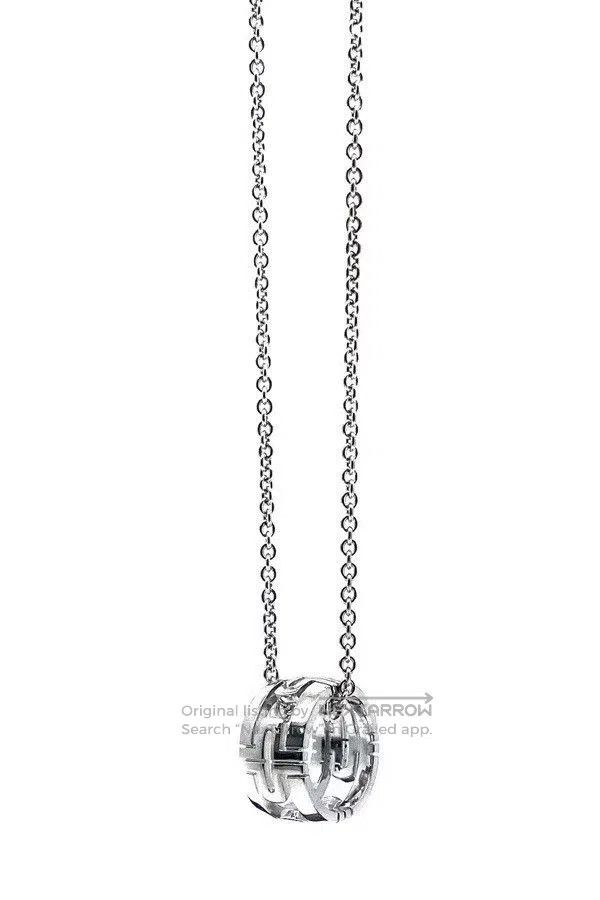 Bvlgari BVLGARI White Gold Paperclip Necklace. Size ONE SIZE - 6 Thumbnail