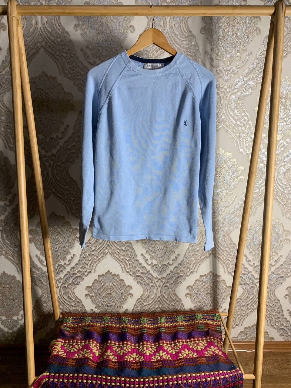 Saint Laurent Paris Vintage YVES Saint Laurent Sweater Retro Designer Y2K 90s Size US XL / EU 56 / 4 - 1 Thumbnail
