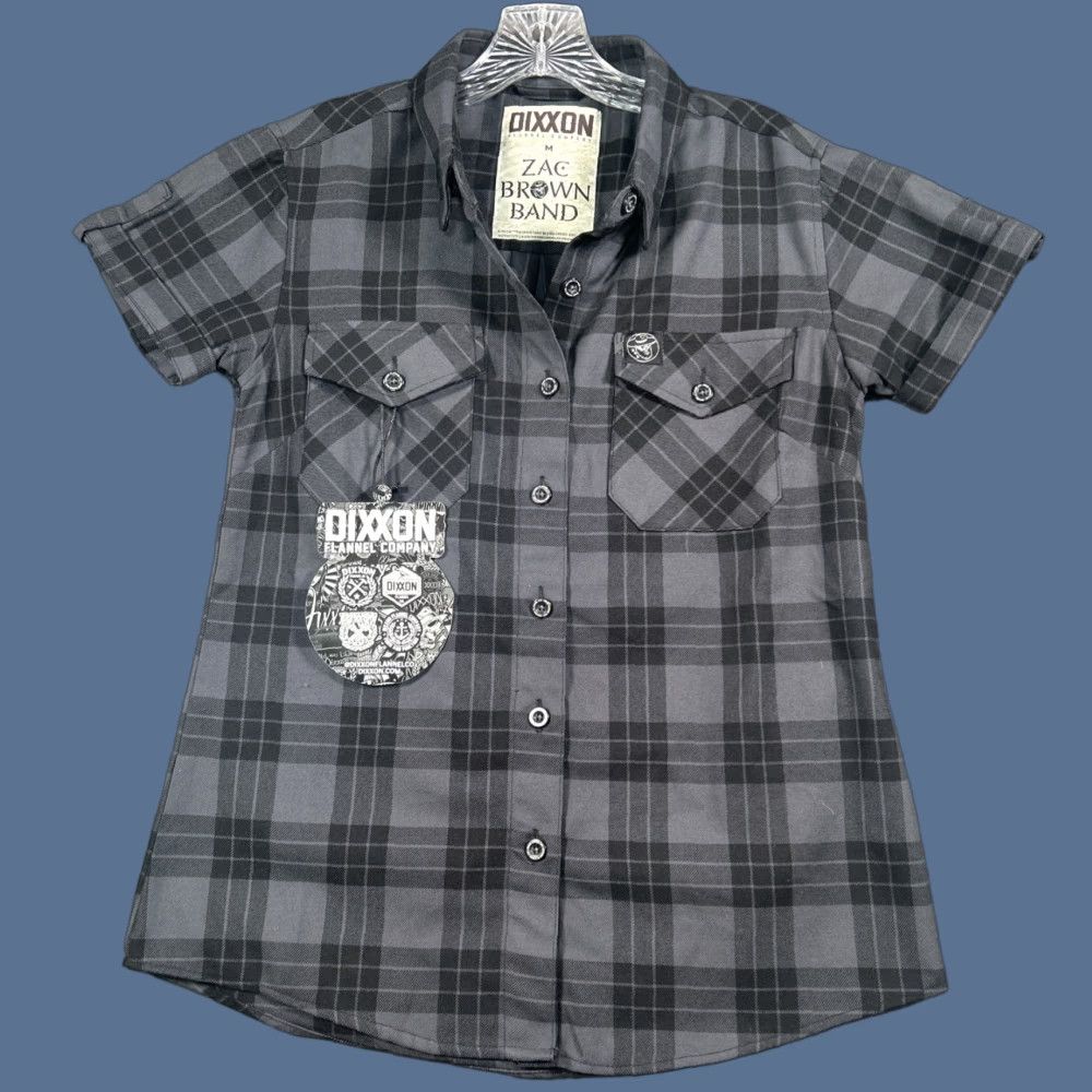 CO Dixxon Flannel Co Womens Flannel Zac Brown Band Medium Short Sleeve NEW Size 32" / US 10 / IT 46 - 1 Thumbnail