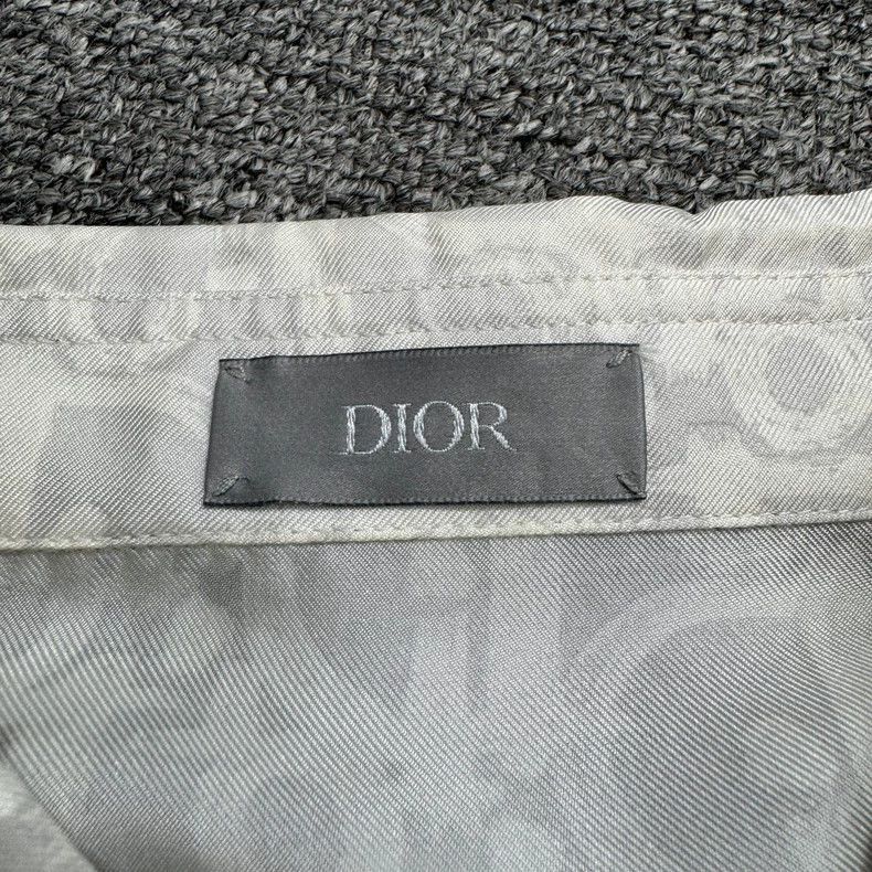Dior Dior full print silk long sleeve shirt Size M / US 6-8 / IT 42-44 - 4 Thumbnail