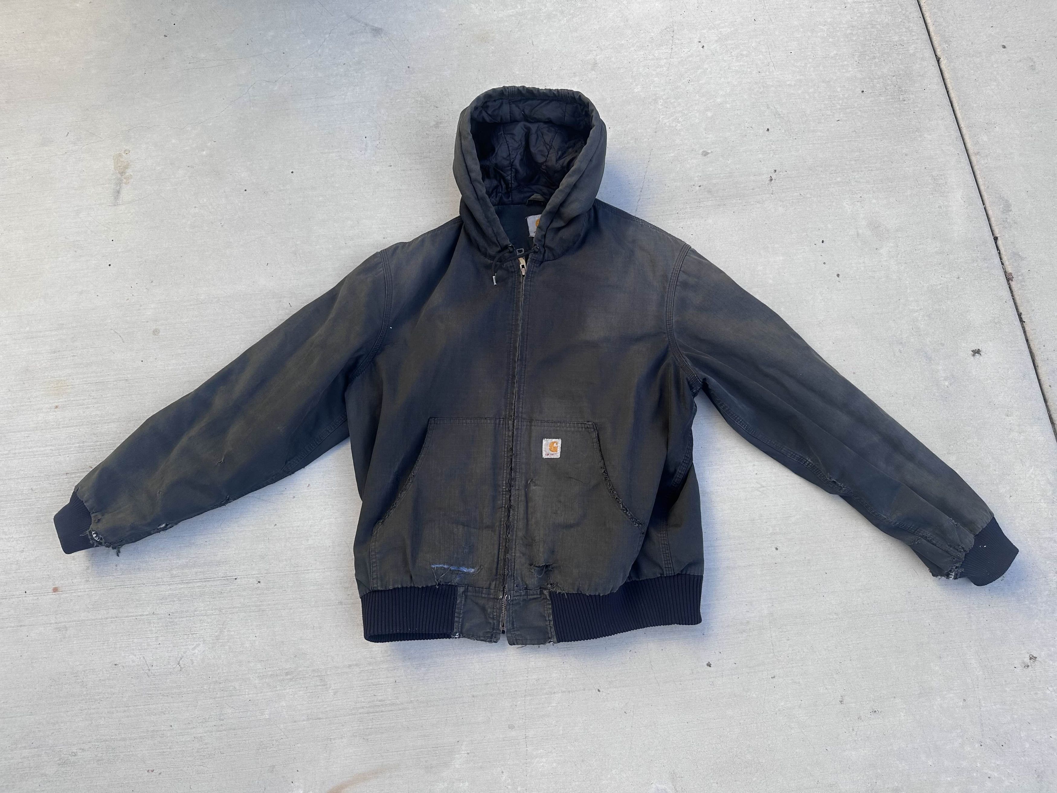 Carhartt 🛠️ Vintage Carhartt Detroit/Active Jacket Distressed Size US L / EU 52-54 / 3 - 1 Thumbnail