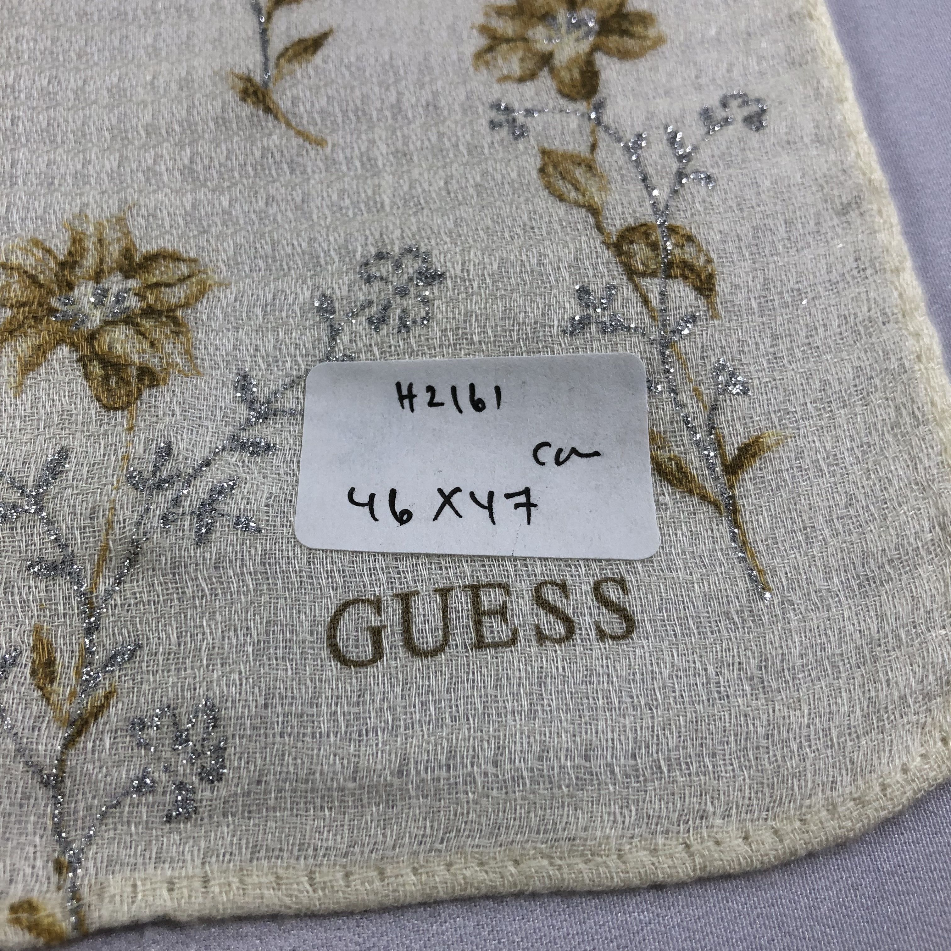 Guess × Vintage Guess Floral Handkerchief Neckerchief Bandana H2161 Size ONE SIZE - 5 Thumbnail