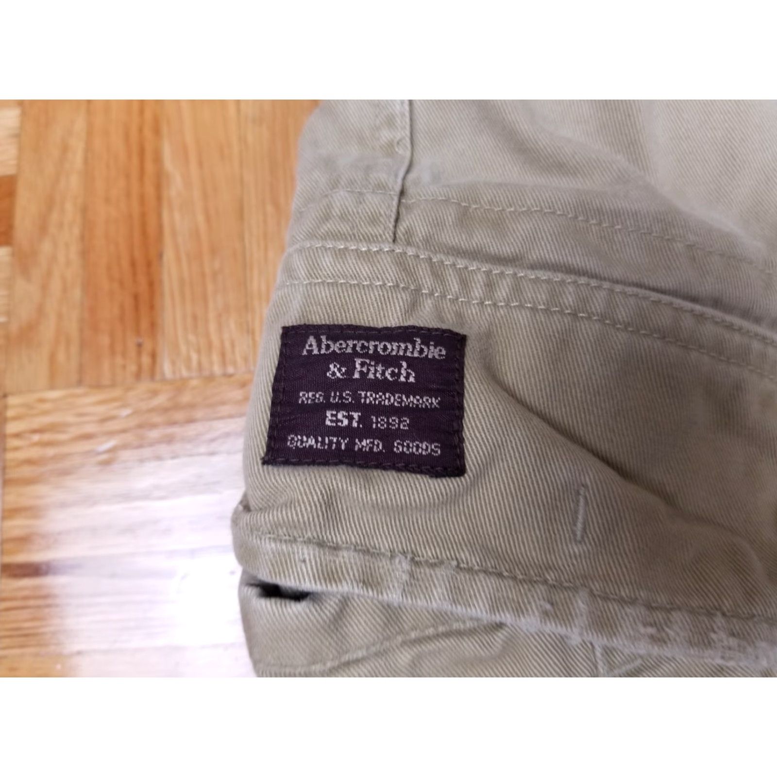 Abercrombie & Fitch VINTAGE Abercrombie & Fitch BROWN COTTON CARGO PANTS 31L Men Regular 32x31 42 INSEAM 31 INCH 90's Hip Hop Baggy Style Cargo Pants Mens Size US 31 - 5 Thumbnail