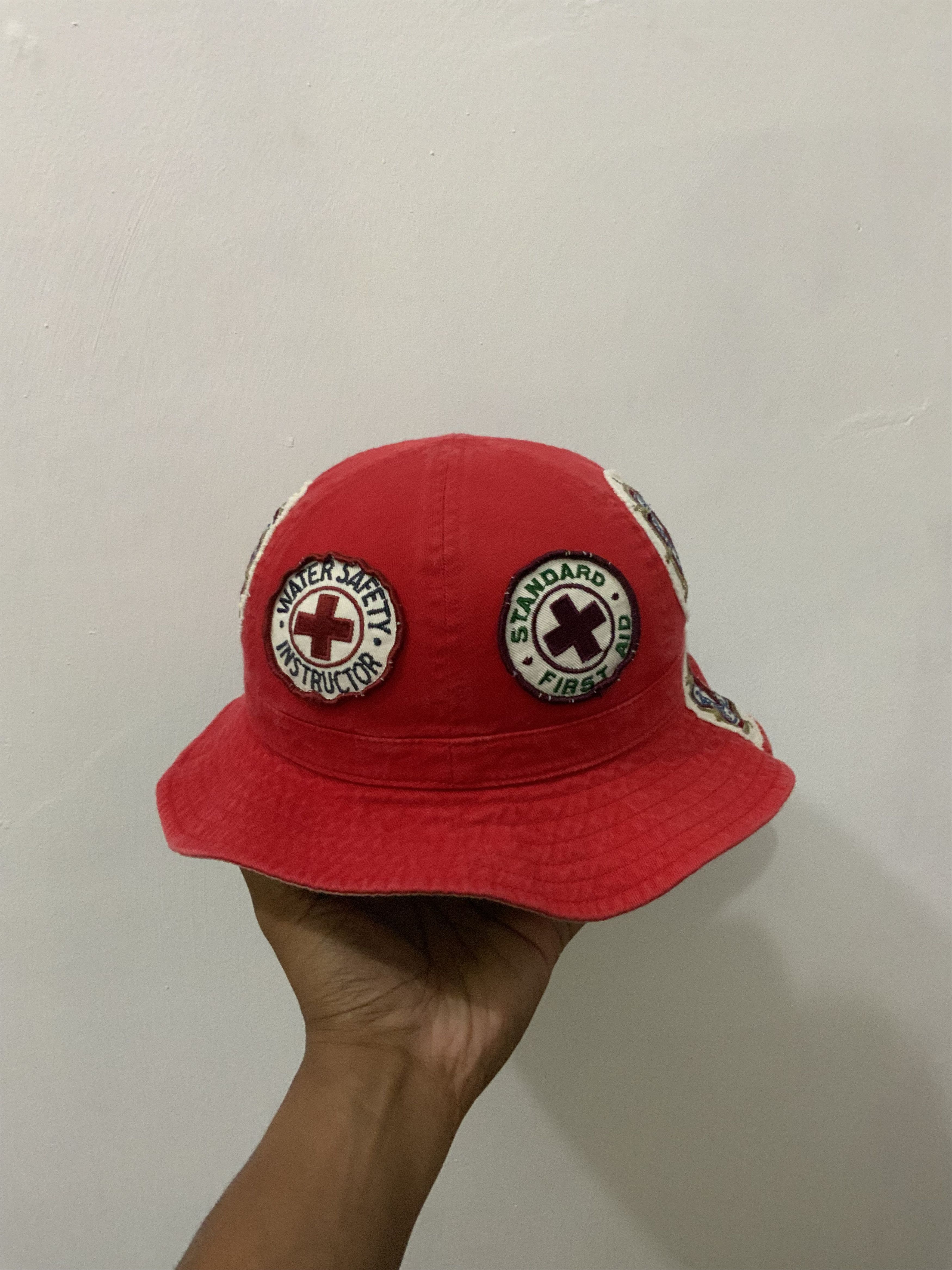 Japanese Brand Fun Duty Patch Bucket Hat Size ONE SIZE - 4 Thumbnail