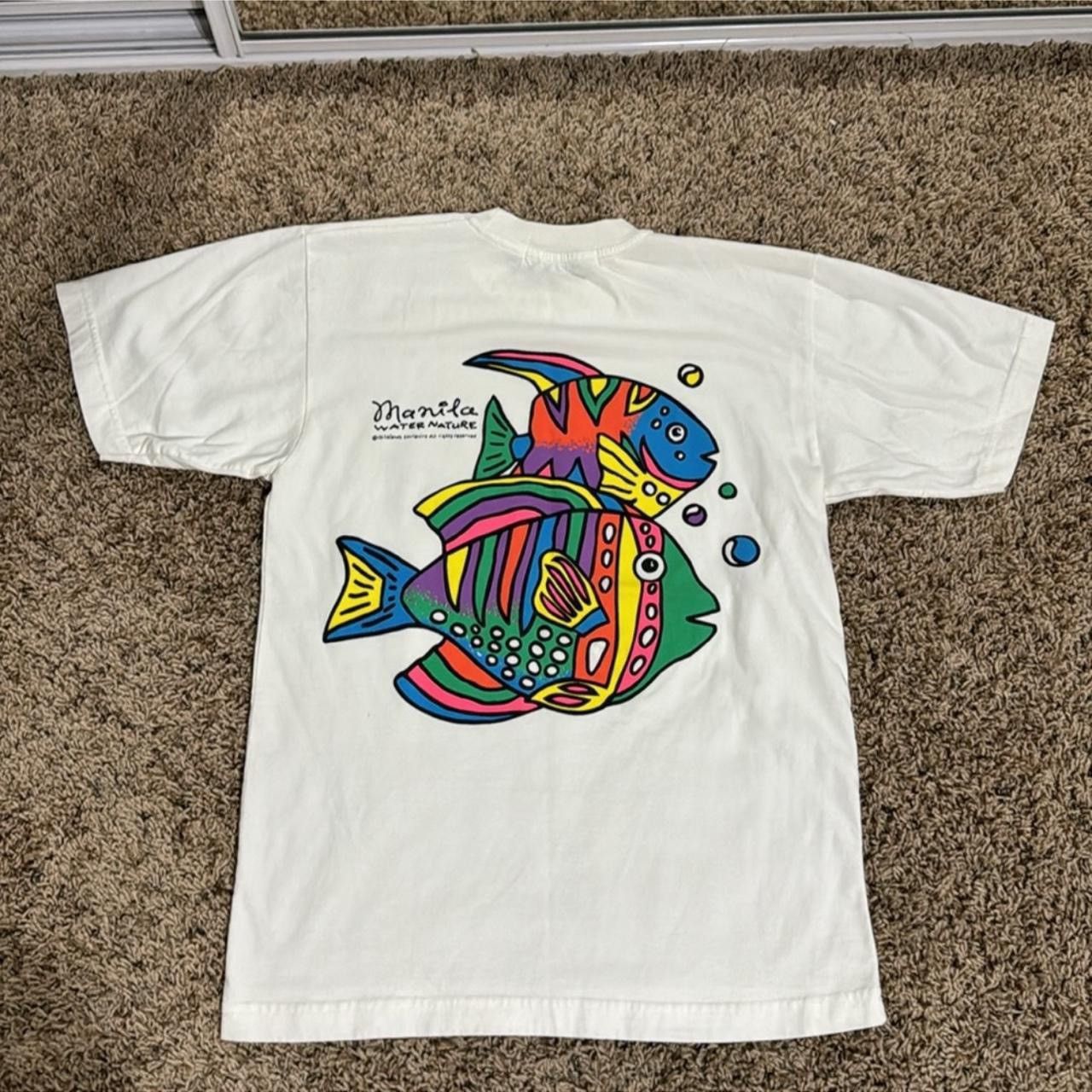 Vintage Vintage Souvenir Fish Tee Size US S / EU 44-46 / 1 - 1 Thumbnail