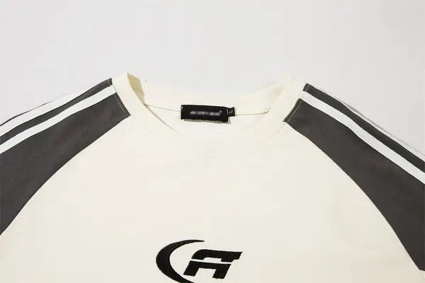 Japanese Brand Japanese retro letter embroidery matching T-shirt loose Size US L / EU 52-54 / 3 - 3 Thumbnail