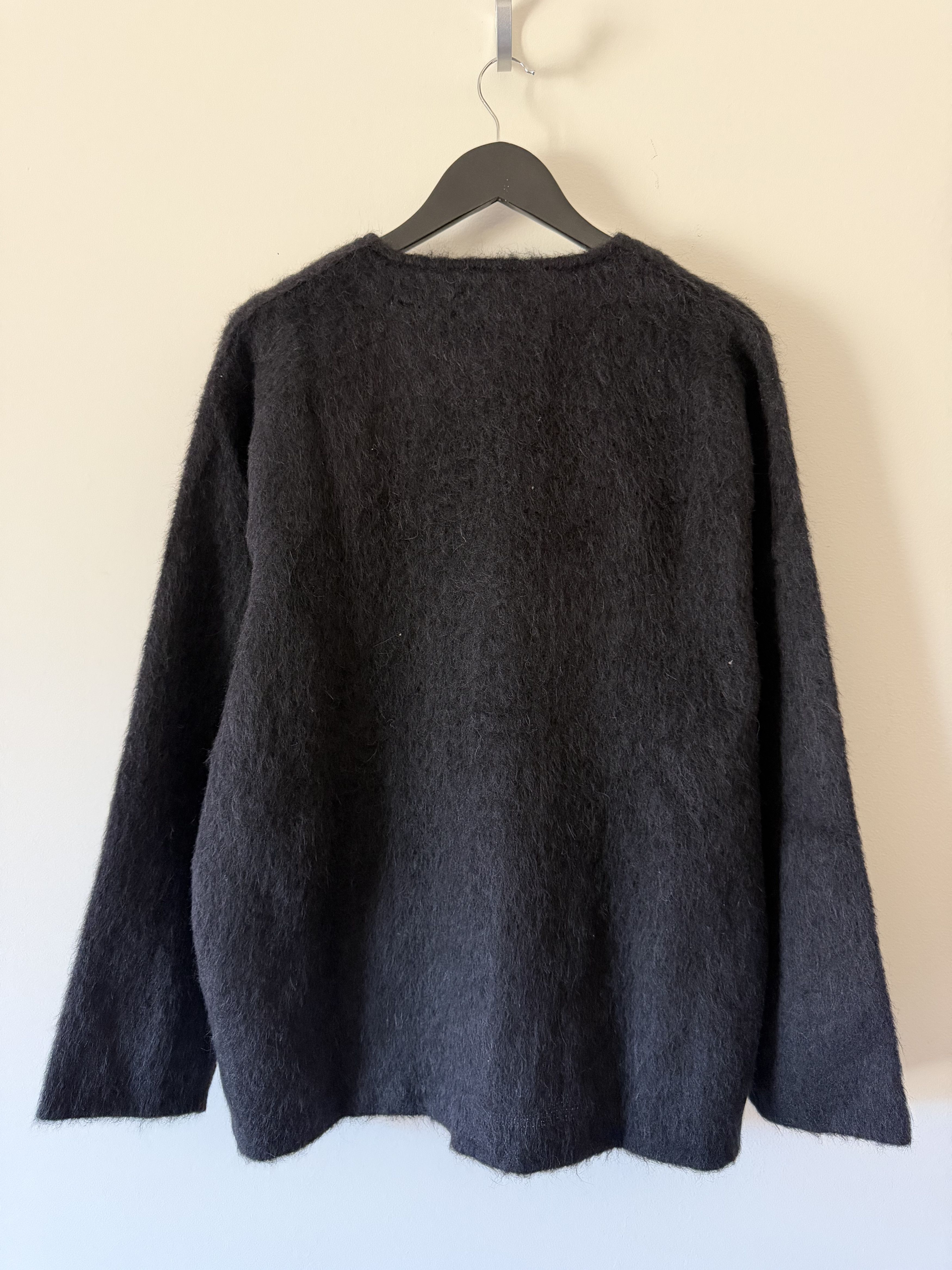 Our Legacy Our Legacy Mohair Cardigan in Black Size US XL / EU 56 / 4 - 5 Thumbnail
