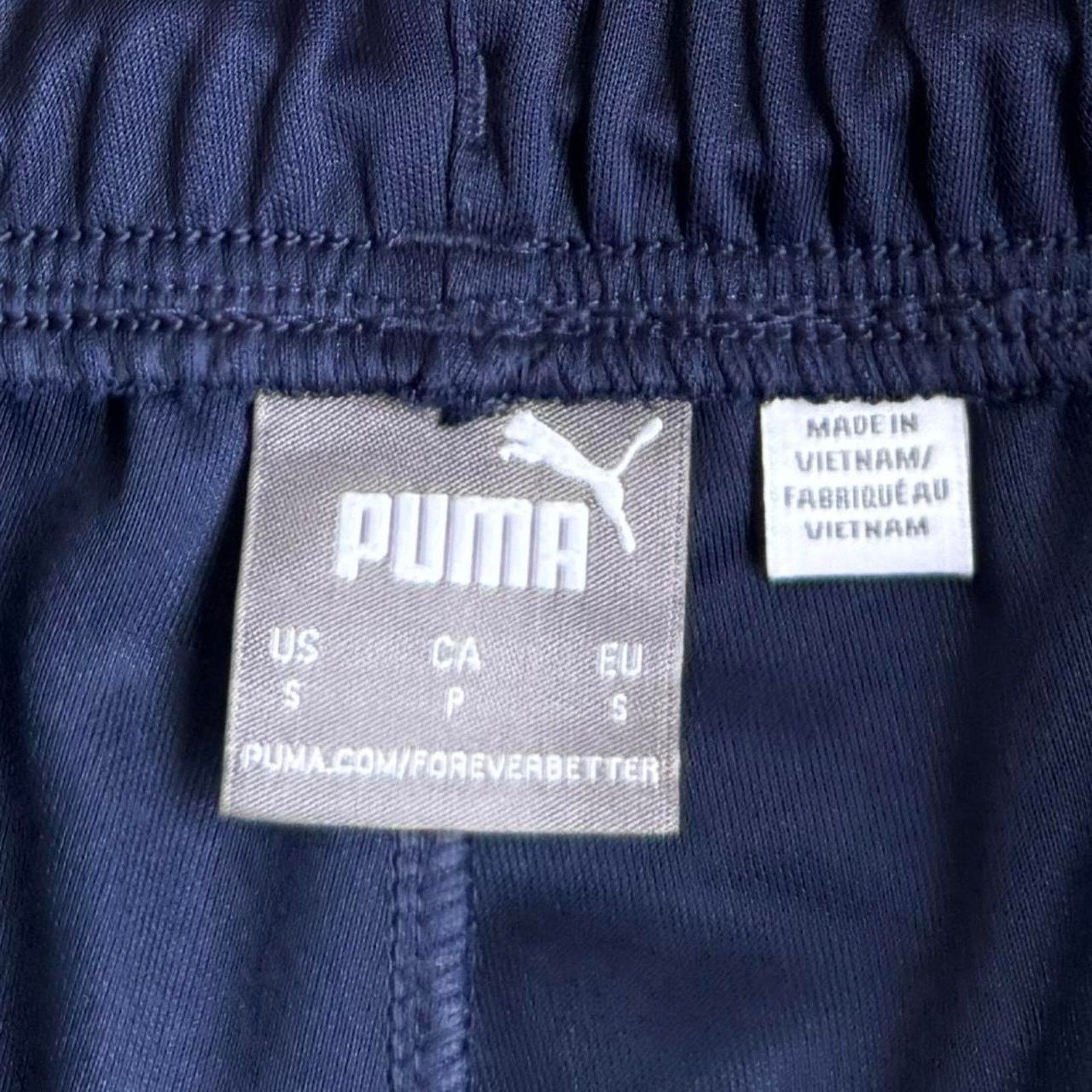 Puma × Vintage Vintage Y2K Puma Navy Blue Soccer Jogger Sweatpants Size US 28 / EU 44 - 3 Thumbnail