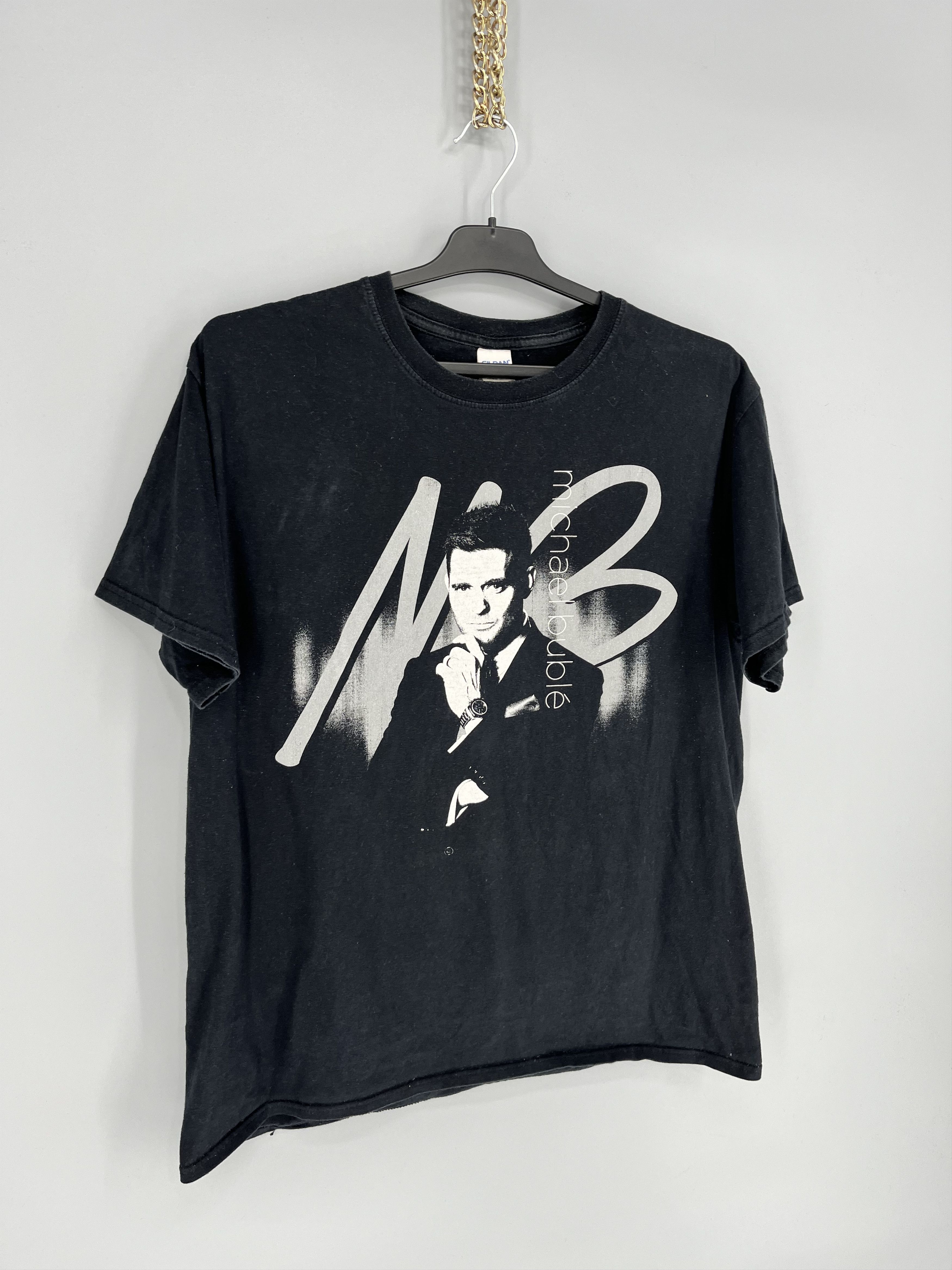 Band Tees × Vintage Rare!! Vintage Y2K Michael Buble World Tour Tee Size US L / EU 52-54 / 3 - 2 Thumbnail