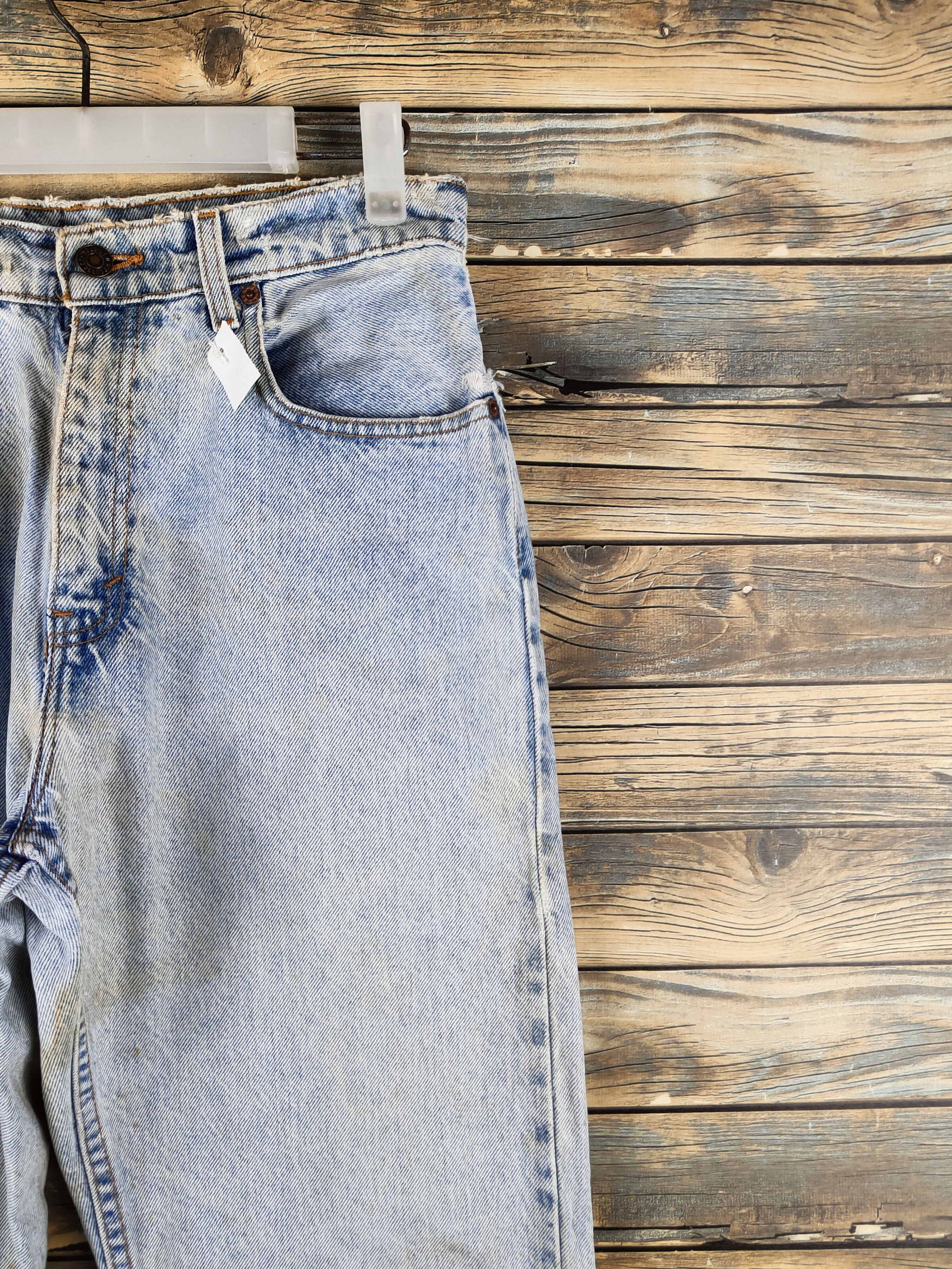 Levi's DL 561 Levi's Blue Distressed Ripped Jeans #46-810 Size US 28 / EU 44 - 5 Thumbnail