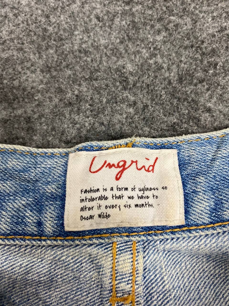 Japanese Brand ungrid japanese brand distressed denim nice design Size US 32 / EU 48 - 13 Thumbnail
