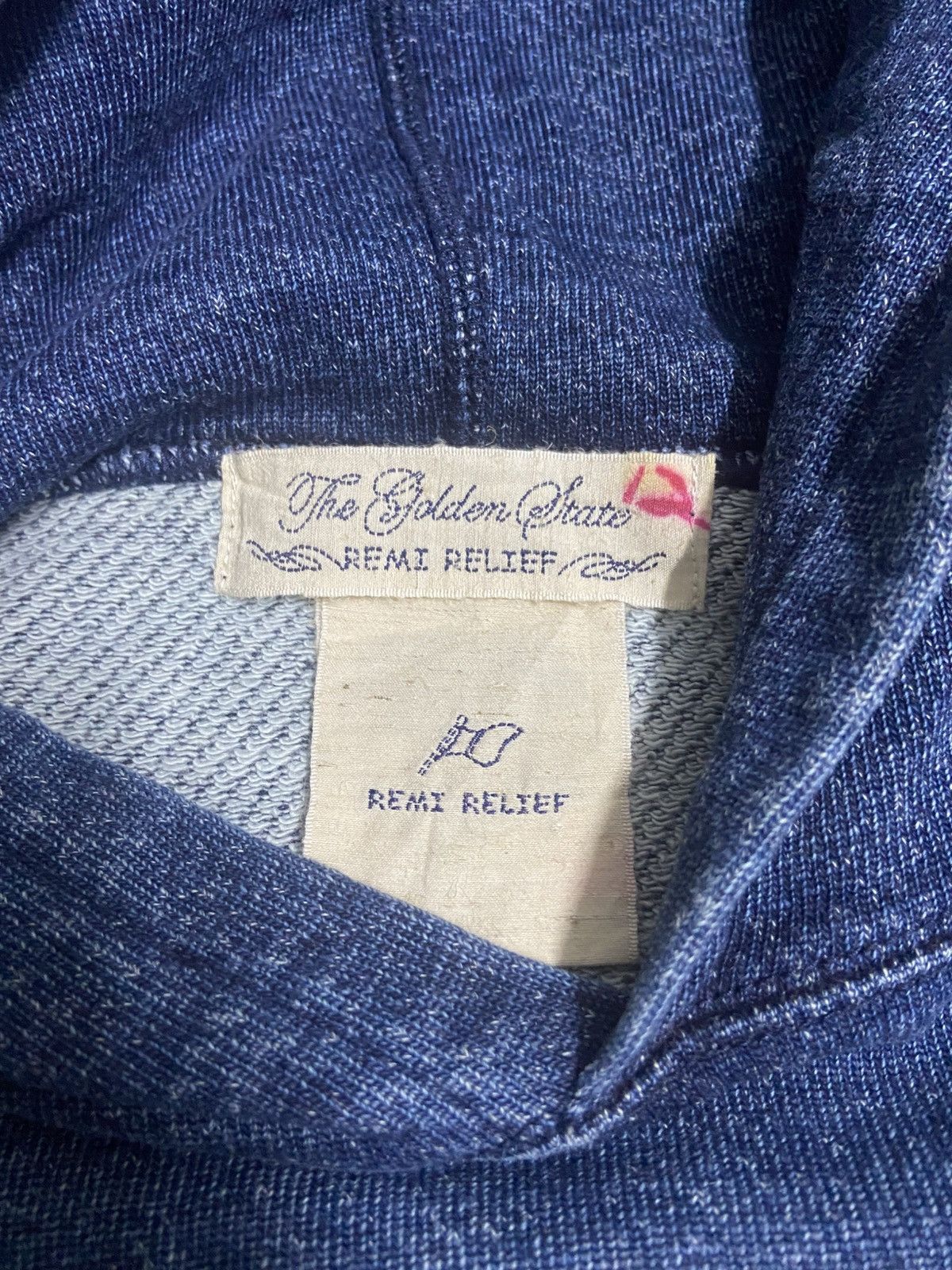 Remi Relief Remi Relief Surf Is Hoodie Indigo Sweatshirt Size US M / EU 48-50 / 2 - 3 Thumbnail