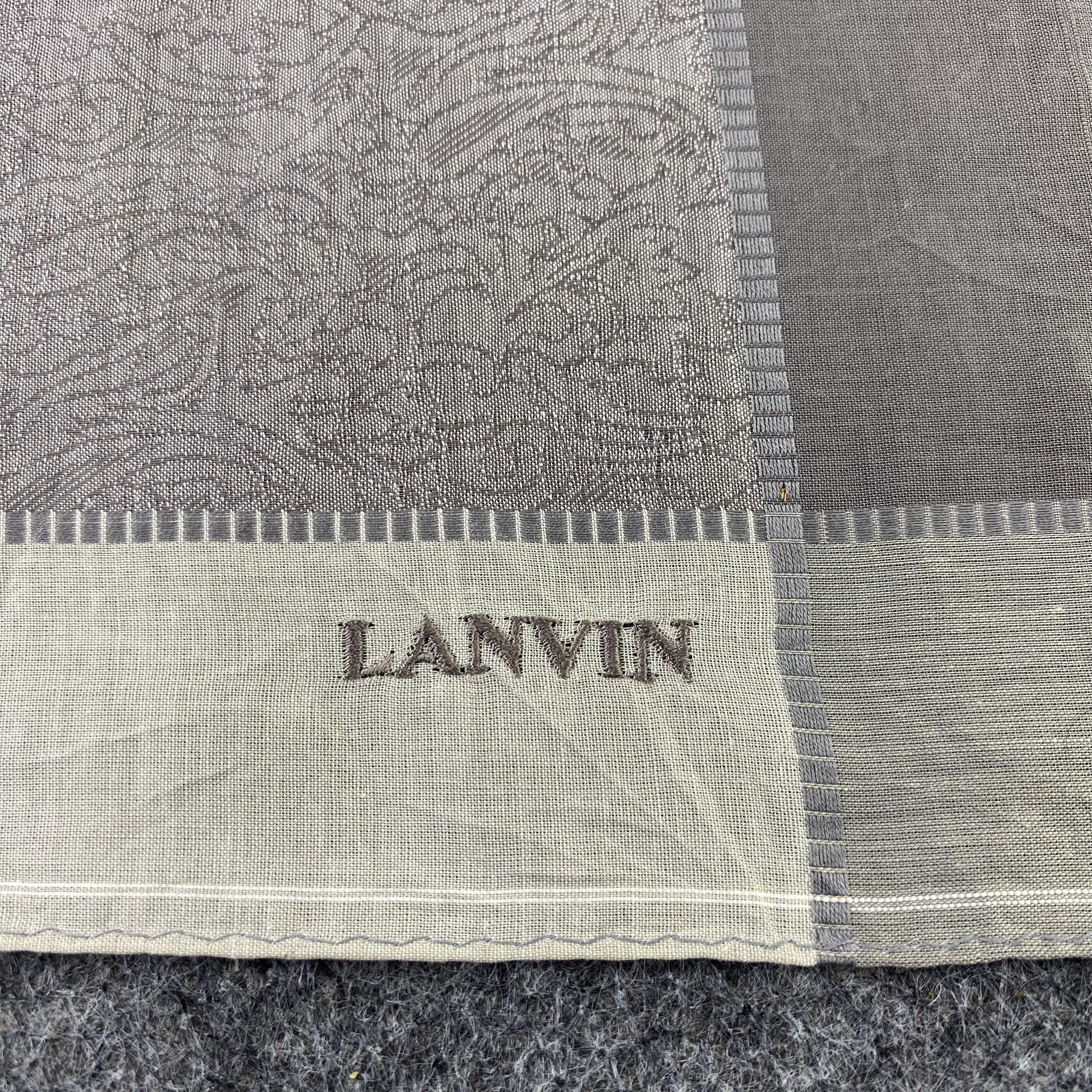 Lanvin × Vintage Lanvin Handkerchief / Bandana / Neckerchief /Headscarf-B1125 Size ONE SIZE - 5 Thumbnail