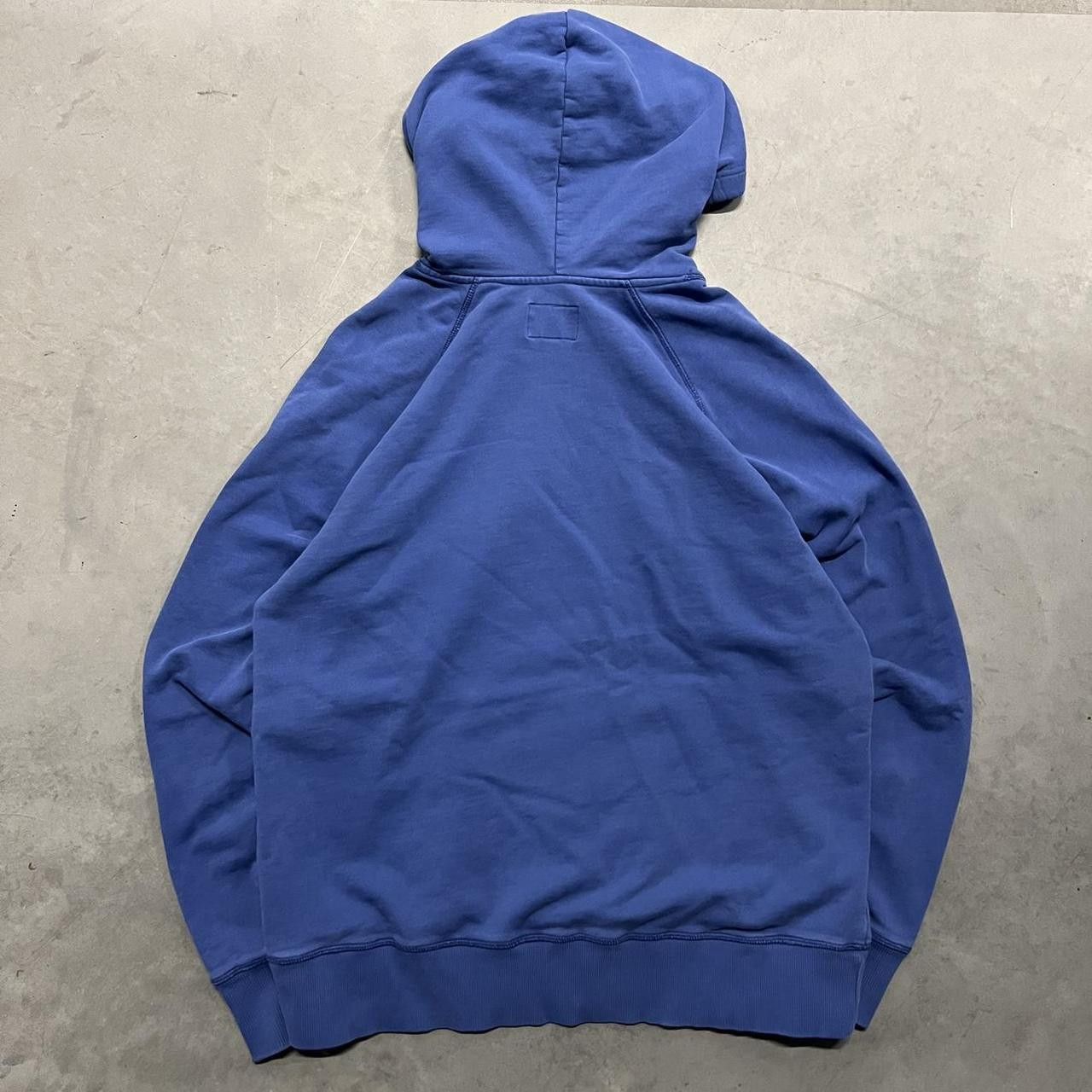 Vintage Crazy Vintage Y2K/2000s Blank Blue Great Quality Goodfellow Minimalistic essential Hoodie! Size US L / EU 52-54 / 3 - 5 Thumbnail