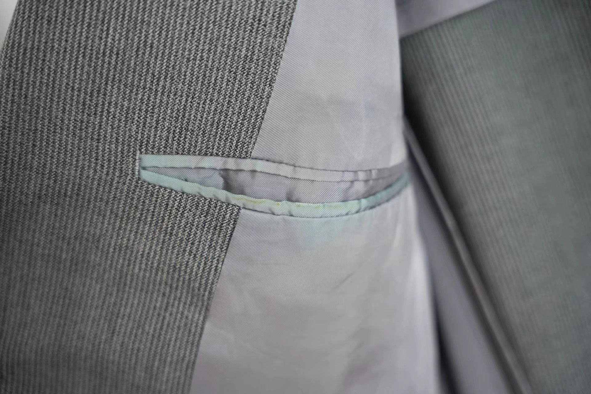 Yohji Yamamoto Yohji Yamamoto 90s Black & Gray Pinstripe Blazer K4 Size US M / EU 48-50 / 2 - 7 Thumbnail