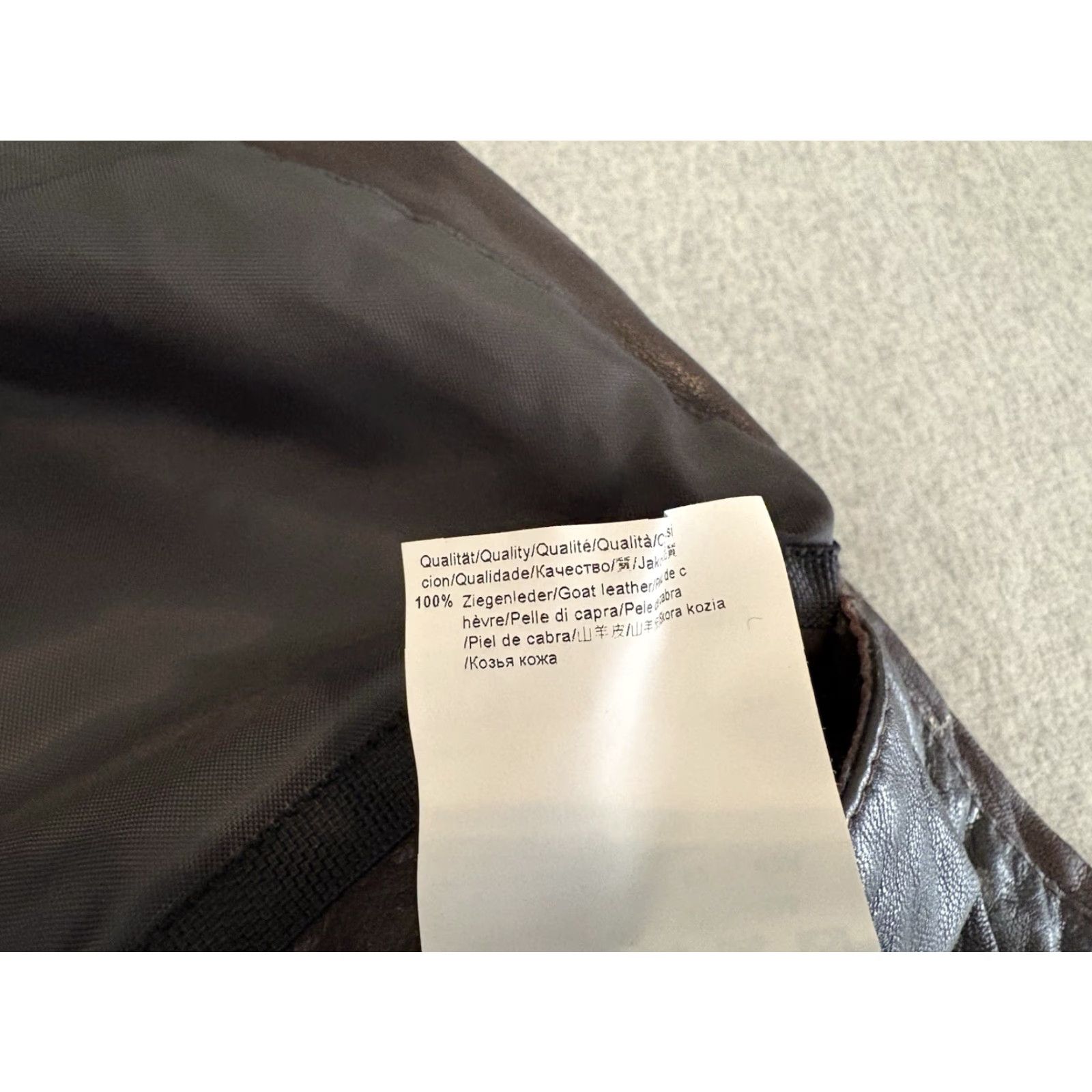 Hugo Boss HUGO BOSS Jacket Black Goat Leather Coat 42R Mens Jacket Zip 42 Black Leather Solid Size US XS / EU 42 / 0 - 6 Thumbnail