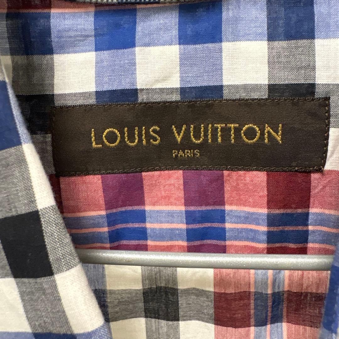 Louis Vuitton Louis Vuitton Check Short Sleeve Shirt Size US M / EU 48-50 / 2 - 4 Thumbnail